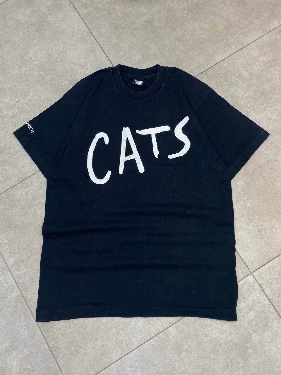 Band Tees Vintage Cats Musical Zurich Eye Back Print Promo T-Shirt Size US XL / EU 56 / 4 - 1 Thumbnail