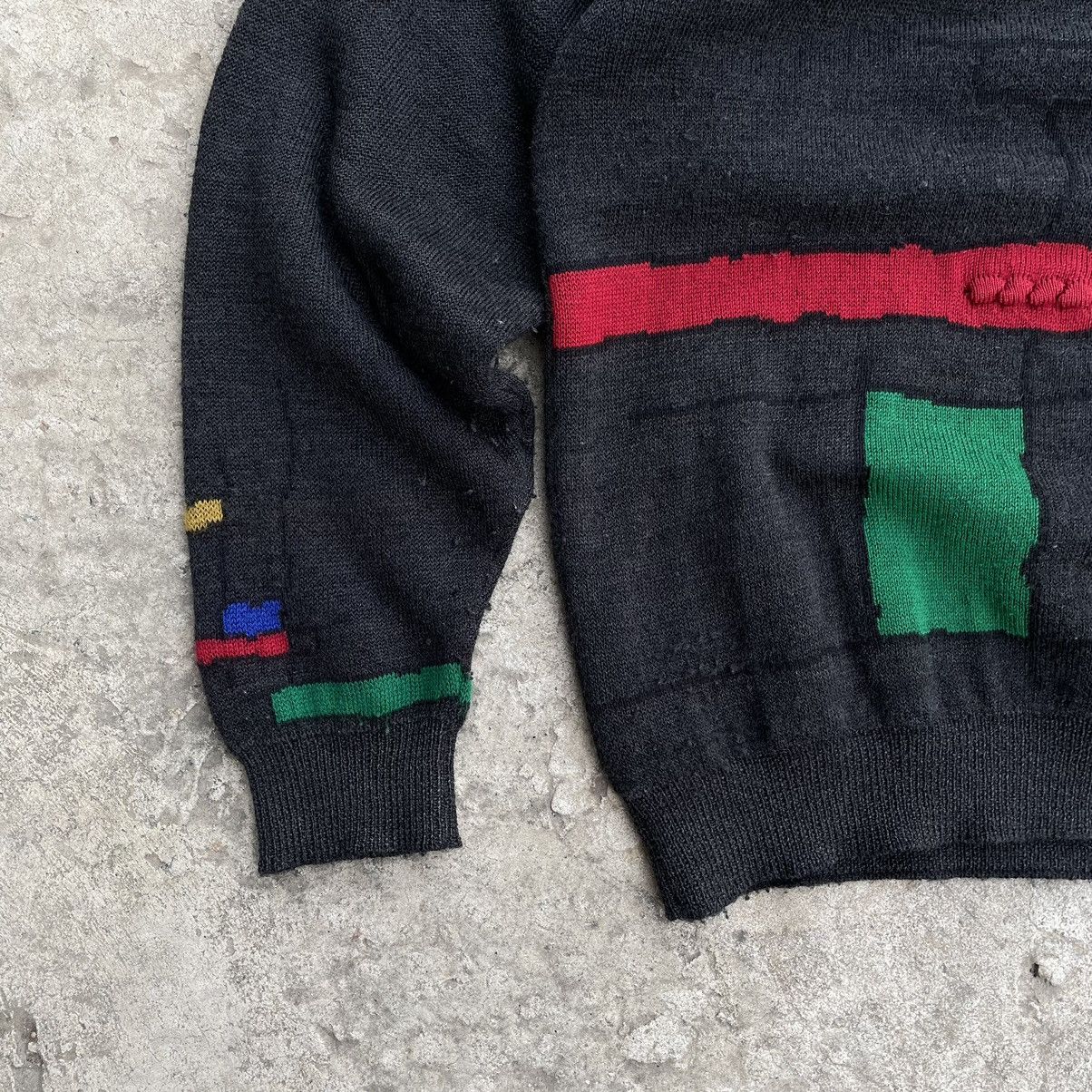 Vintage Vintage Knit Sweater Y2K Abstract Logo Style USA 90s Y2K Size US M / EU 48-50 / 2 - 4 Thumbnail