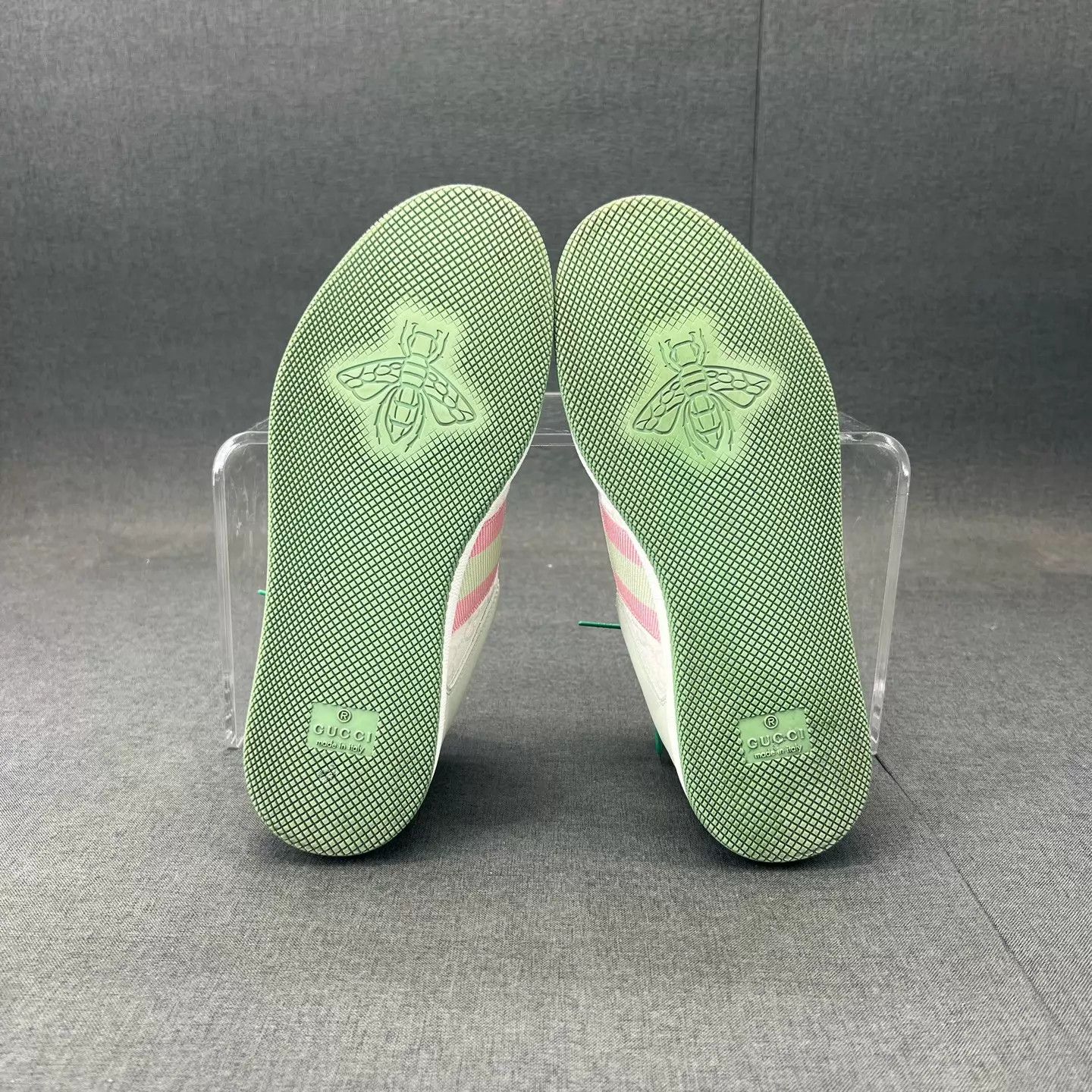 Gucci Gucci Distressed Sneakers Women's White/Pink/Green 35.5 Size US 5 / IT 35 - 5 Thumbnail