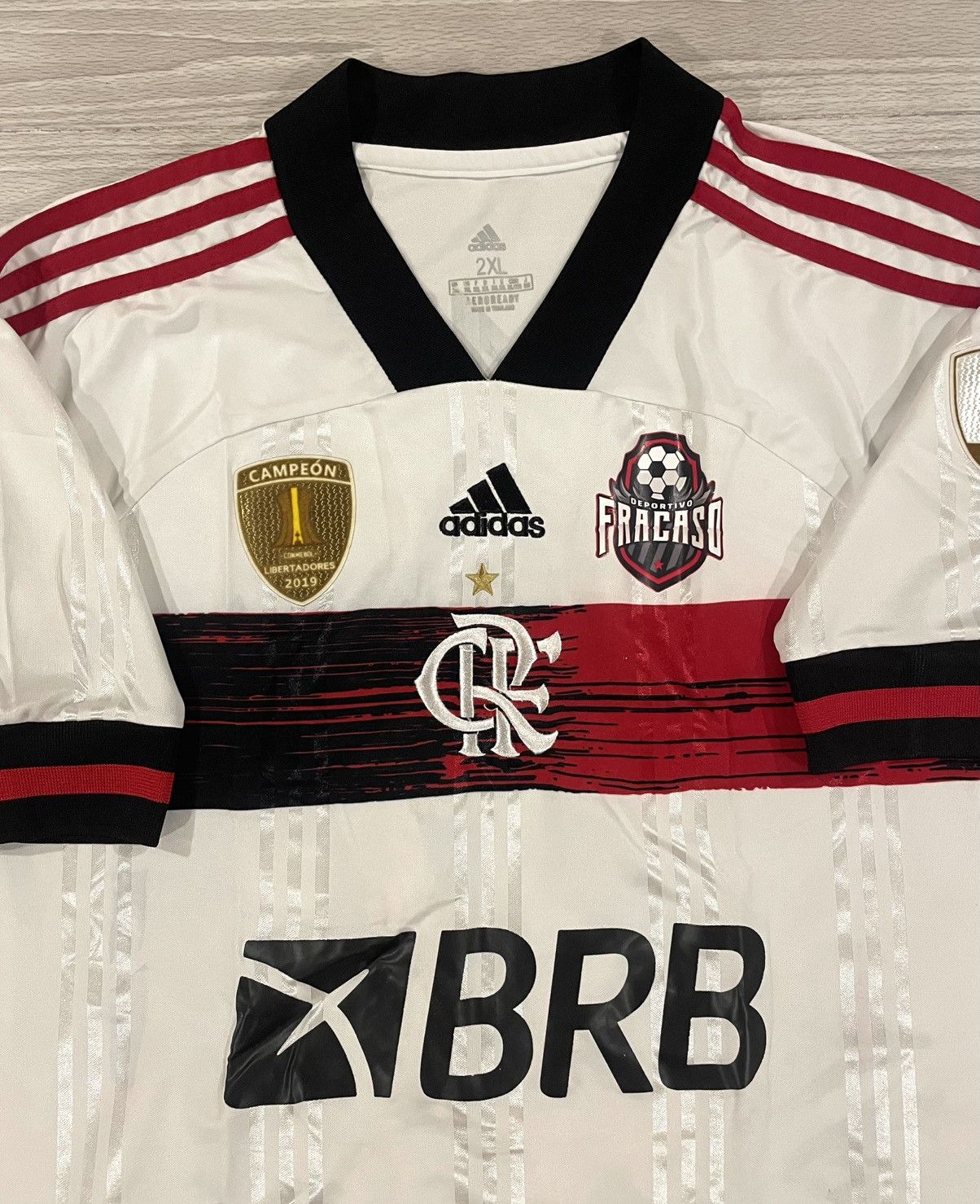 Adidas Adidas 2020/21 Conmebol Flamengo Soccer Jersey Mens Size 2XL Size US XXL / EU 58 / 5 - 2 Thumbnail