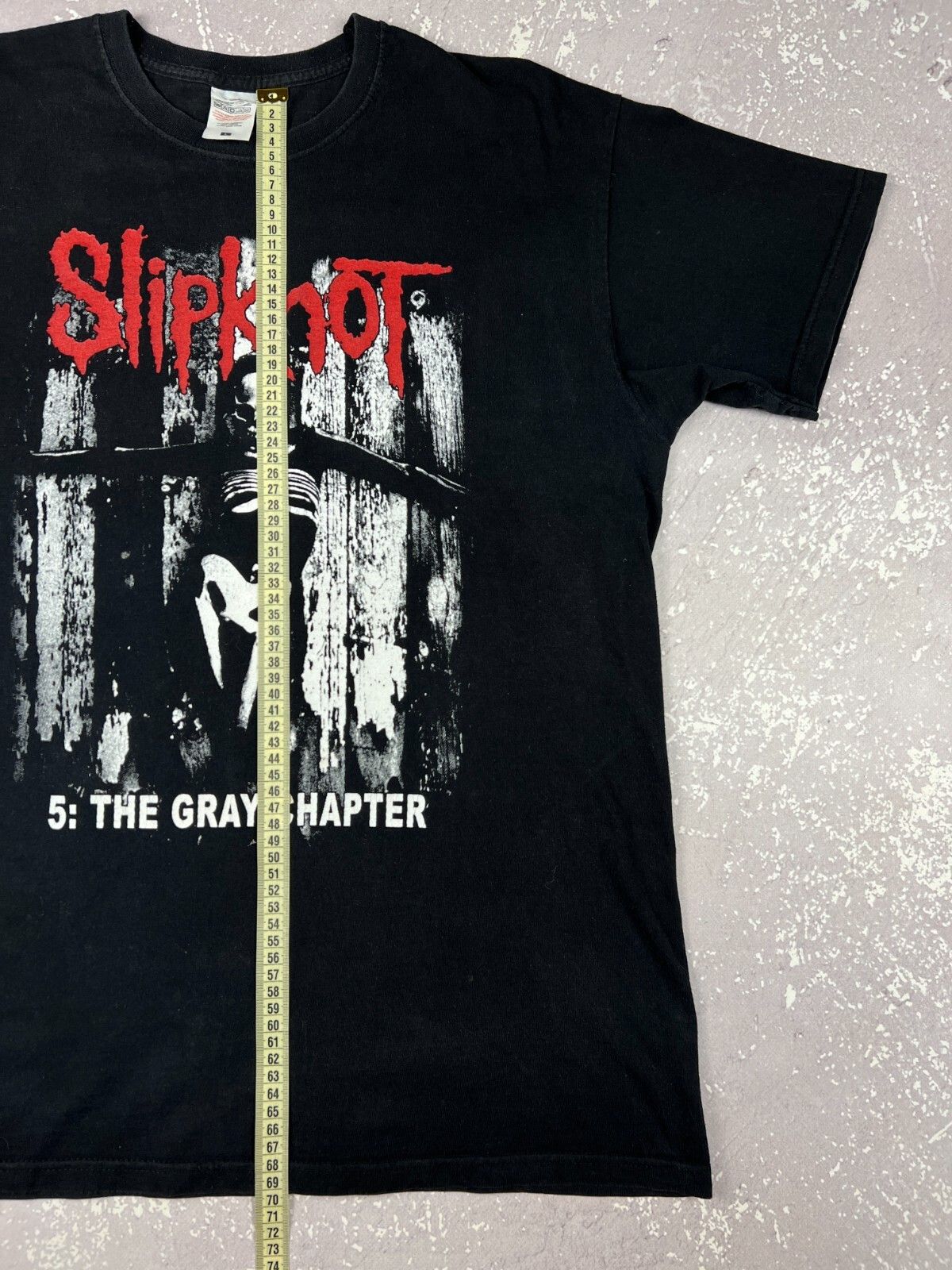Band Tees × Slipknot Slipknot Korn 2015 Tour 5: The Gray Chapter Black T Shirt Size US L / EU 52-54 / 3 - 11 Thumbnail
