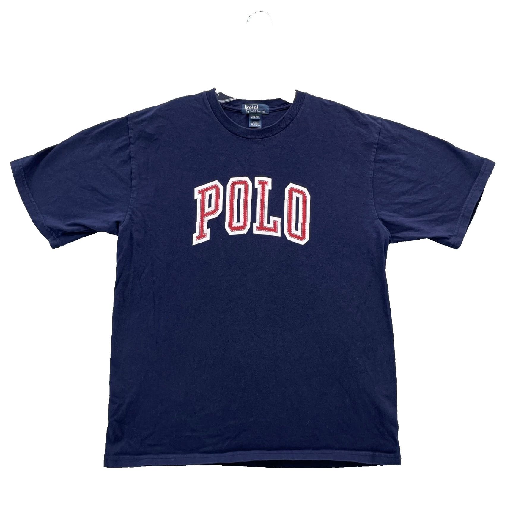 Polo Ralph Lauren Polo Ralph Lauren T-Shirt Men Large Navy Preppy Academia Classic Retro 90s Logo Shirt Size US L / EU 52-54 / 3 - 2 Thumbnail