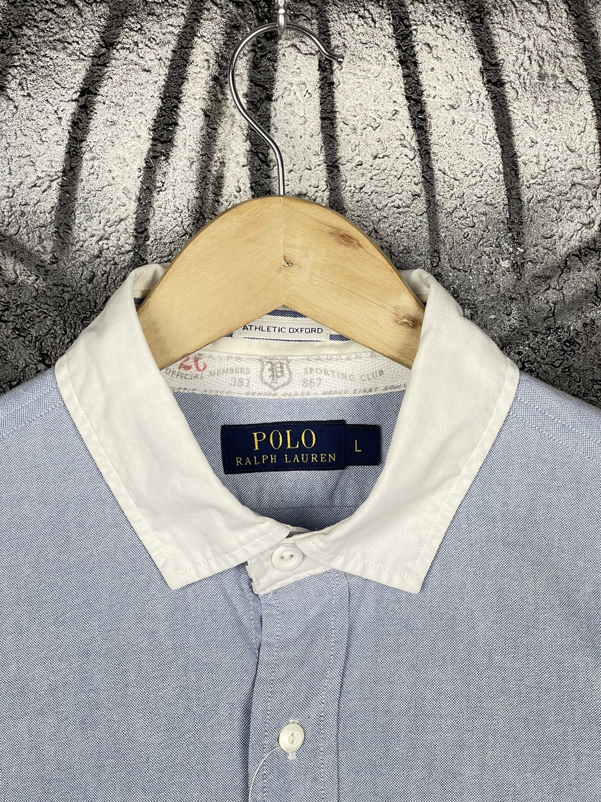 Polo Ralph Lauren Polo Ralph Lauren White Rugby Oxford Blue Shirt Men’s Size L Size US L / EU 52-54 / 3 - 5 Thumbnail