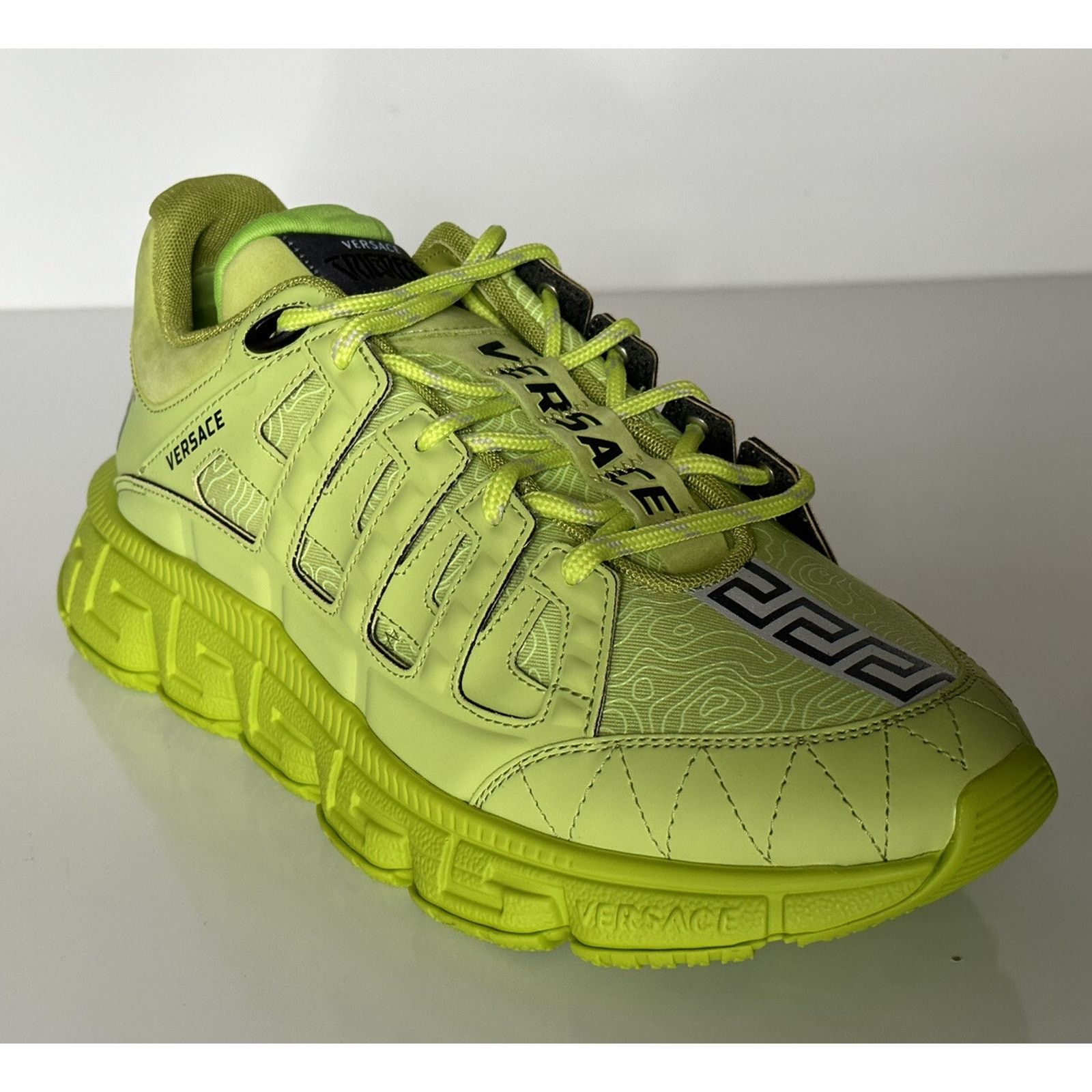 Versace Versace Trigreca Chain Reaction Sneakers 11 US DSU8094 Size US 11 / EU 44 - 1 Thumbnail