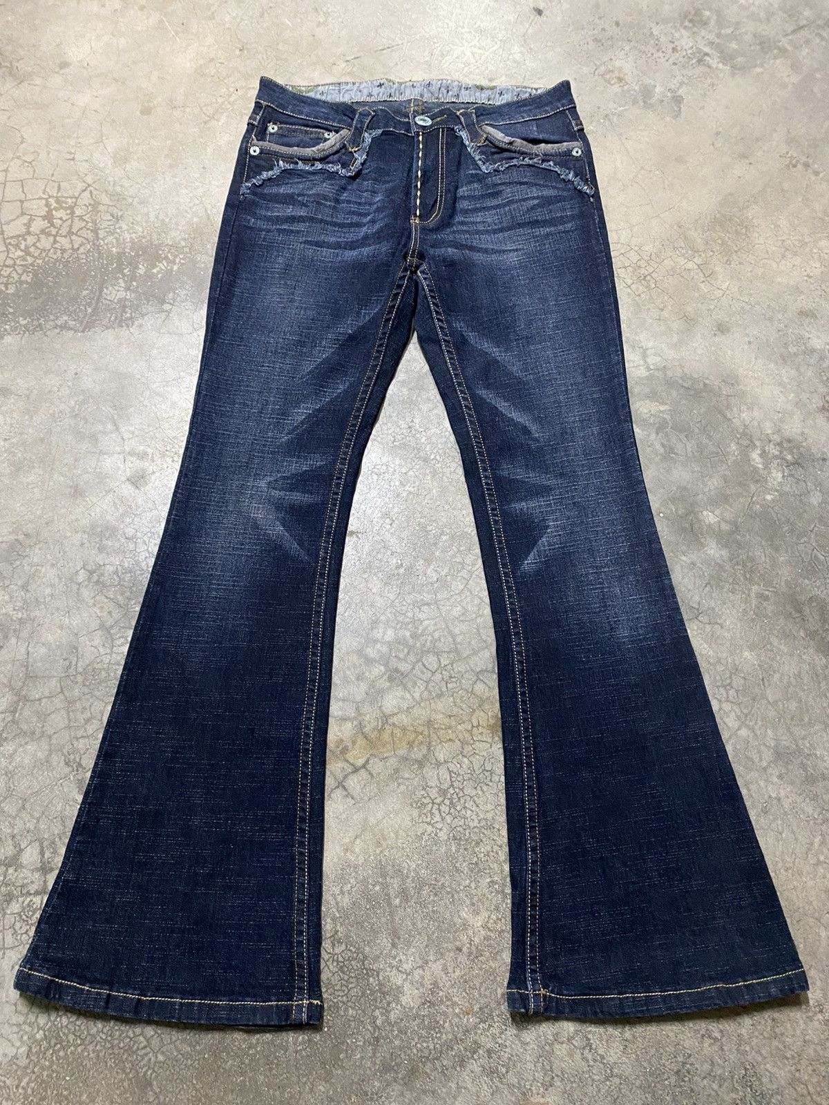 Hysteric Glamour × If Six Was Nine × Tornado Mart 💥last call💥 Flare Jeans Japan Original Tongue Pocket Size US 33 - 7 Thumbnail