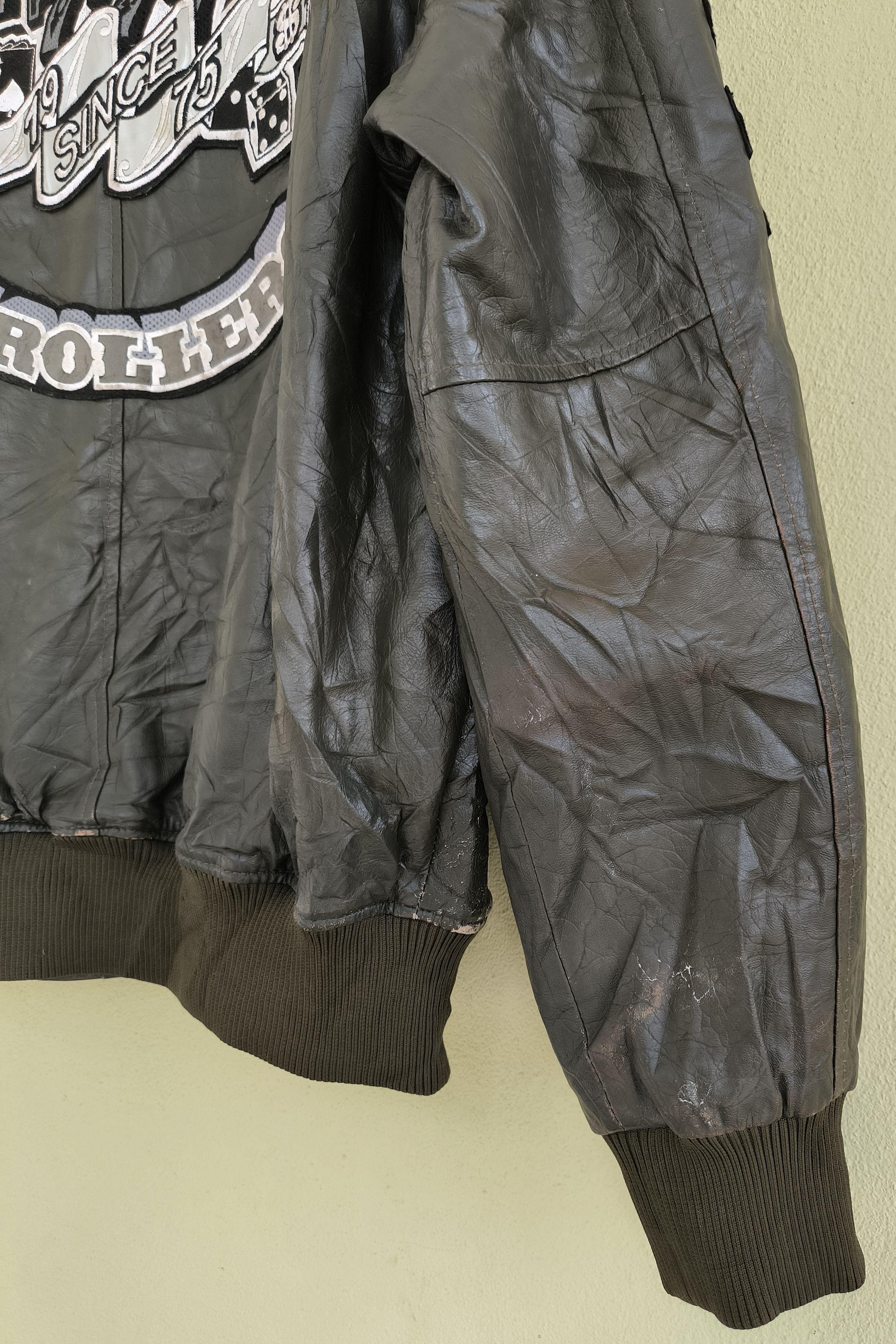 Avirex Vtg AVIREX embroidered US Air Force leather jacket Size US L / EU 52-54 / 3 - 5 Thumbnail