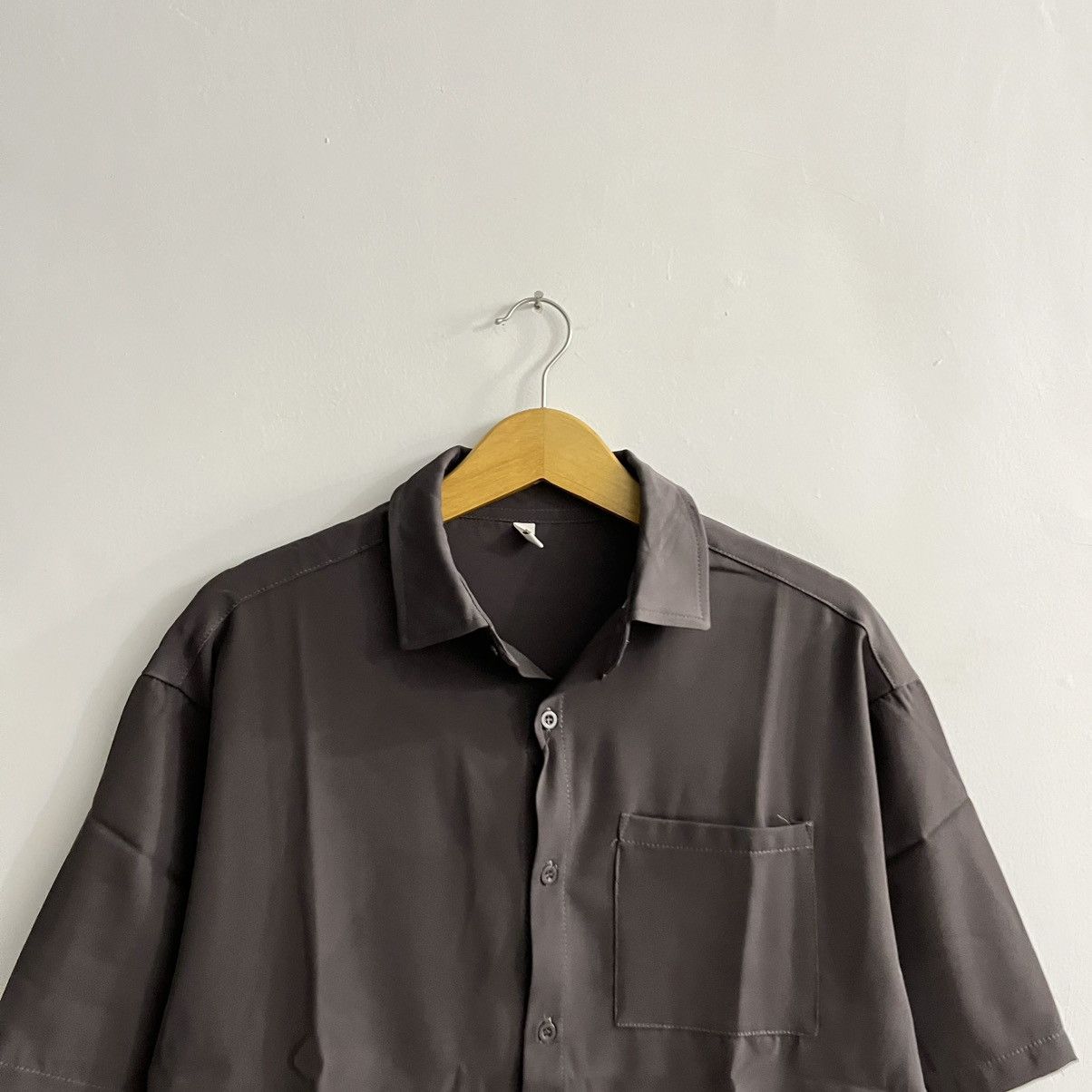Japanese Brand Unknown - Basic Minimalist Button Up Shirt Size US M / EU 48-50 / 2 - 2 Thumbnail