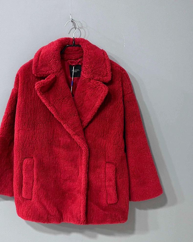 Max Mara Max Mara Red Short Teddy Size S / US 4 / IT 40 - 2 Thumbnail