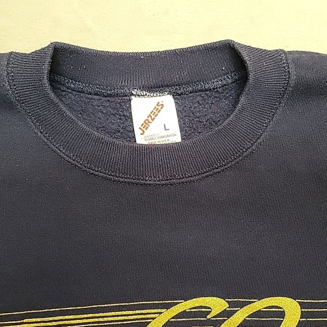 Jerzees VINTAGE Jerzees Sweatshirt Womens L Blue Avon Made in USA Russell 80s 90s Retro Size L / US 10 / IT 46 - 3 Thumbnail