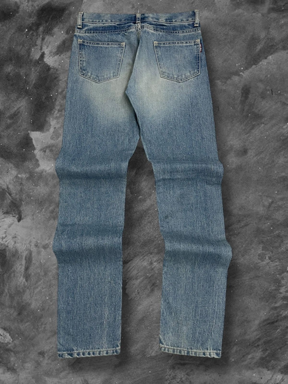 Hysteric Glamour Vintage 1990s Designer Japan Blue Blue Street Style Denim Size US 27 - 6 Thumbnail