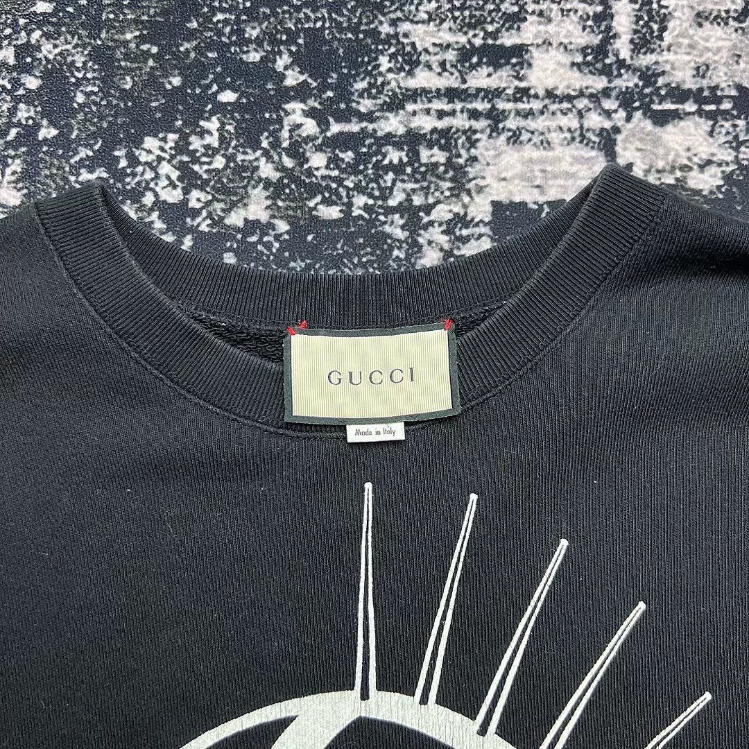 Gucci Gucci Big Logo Letter Hoodie Black S Size S / US 4 / IT 40 - 3 Thumbnail