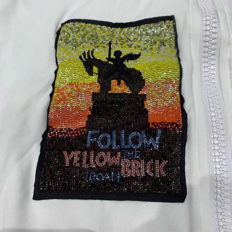 Louis Vuitton Louis Vuitton White rhinestone sequin large logo jacket Size US S / EU 44-46 / 1 - 8 Thumbnail