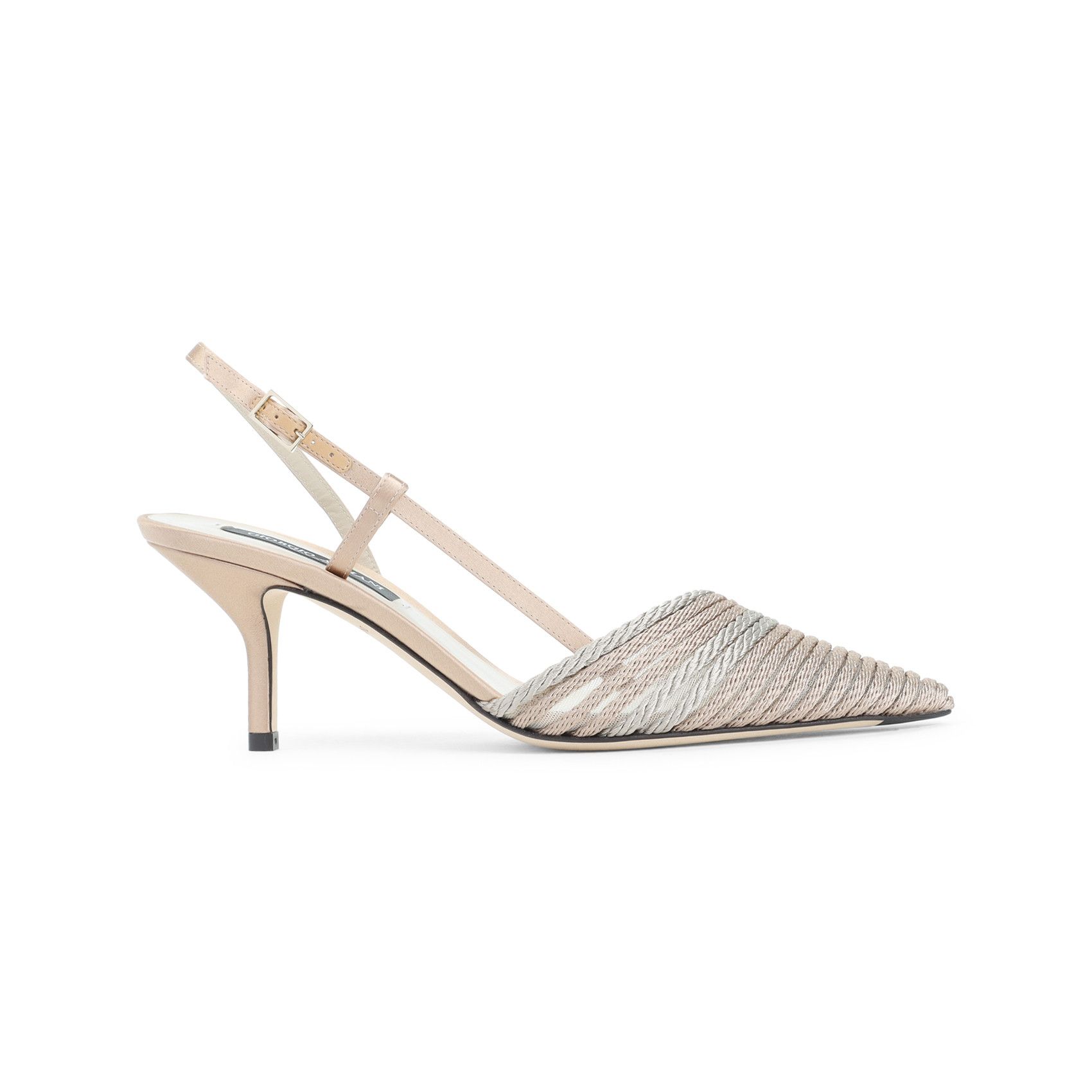 Giorgio Armani Giorgio Armani Satin Slingback Size US 7 / IT 37 - 1 Thumbnail