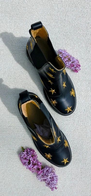 Gucci Gucci Bee Star Boots Size US 7.5 / IT 37.5 - 2 Thumbnail