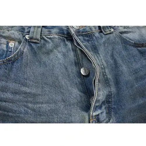 Japanese Brand Vintage Frayed Hole Baggy Jeans Size US 34 / EU 50 - 2 Thumbnail