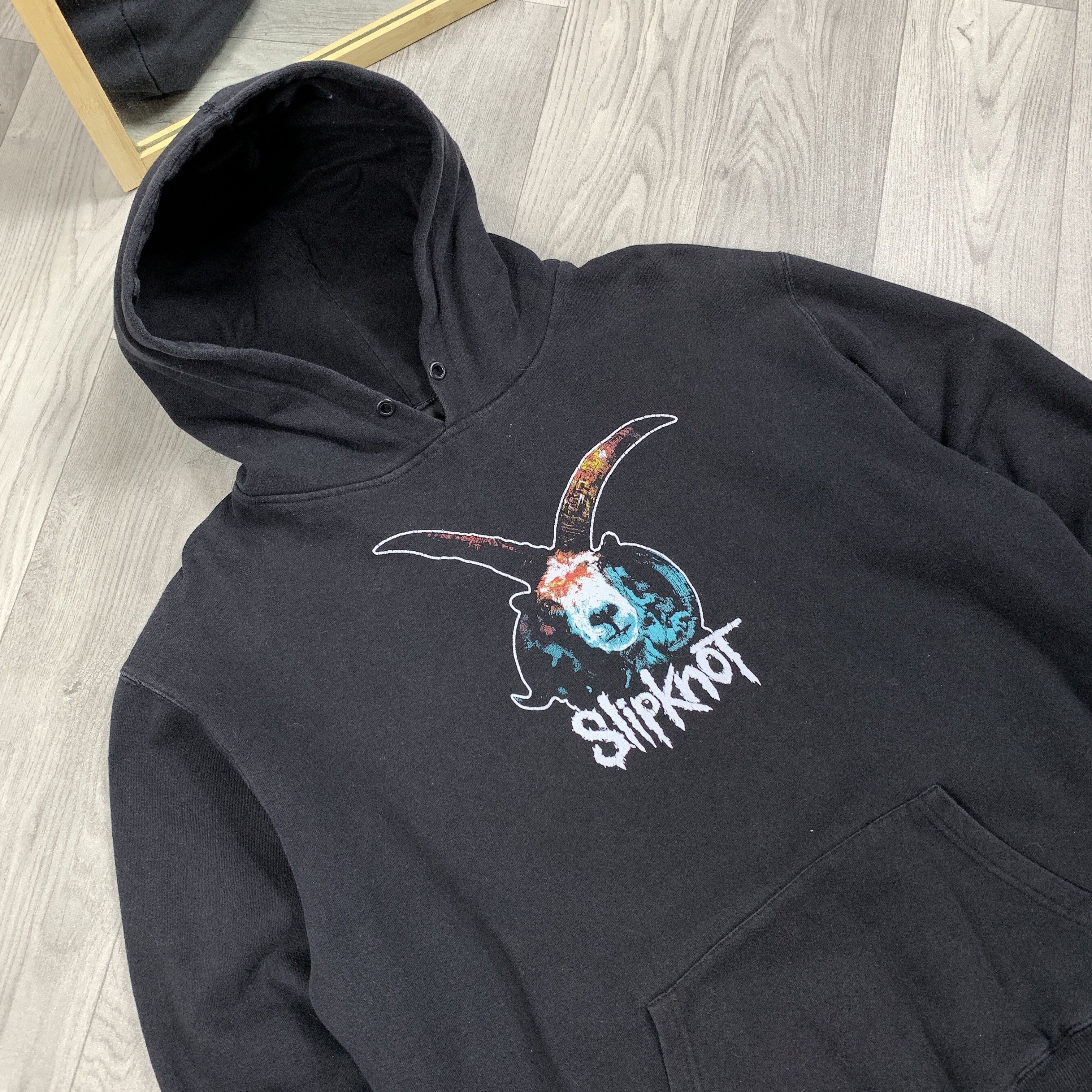 Slipknot Vintage Slipknot 90s Black Rock Band Graphic Hoodie Sweat XL Size US XL / EU 56 / 4 - 7 Thumbnail