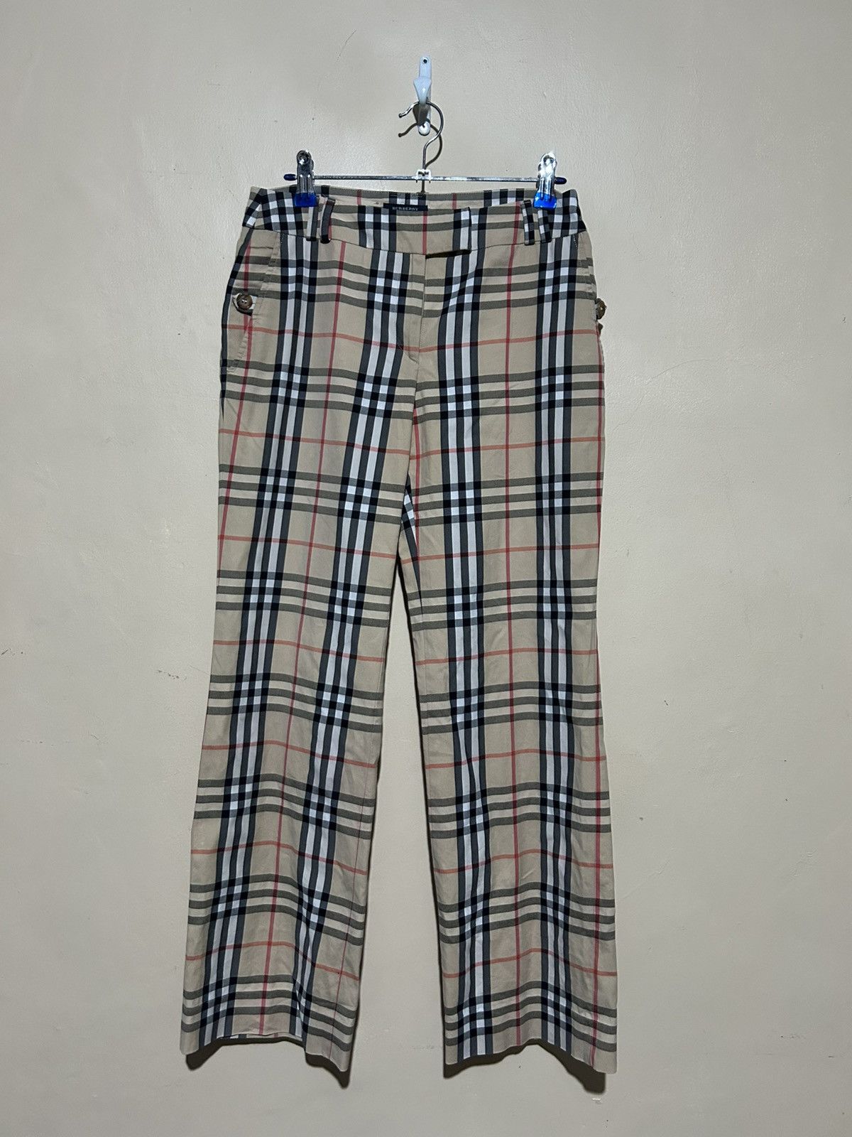 Burberry BURBERRY - NOVA PLAID PANTS Size 26" / US 2 / IT 38 - 1 Thumbnail