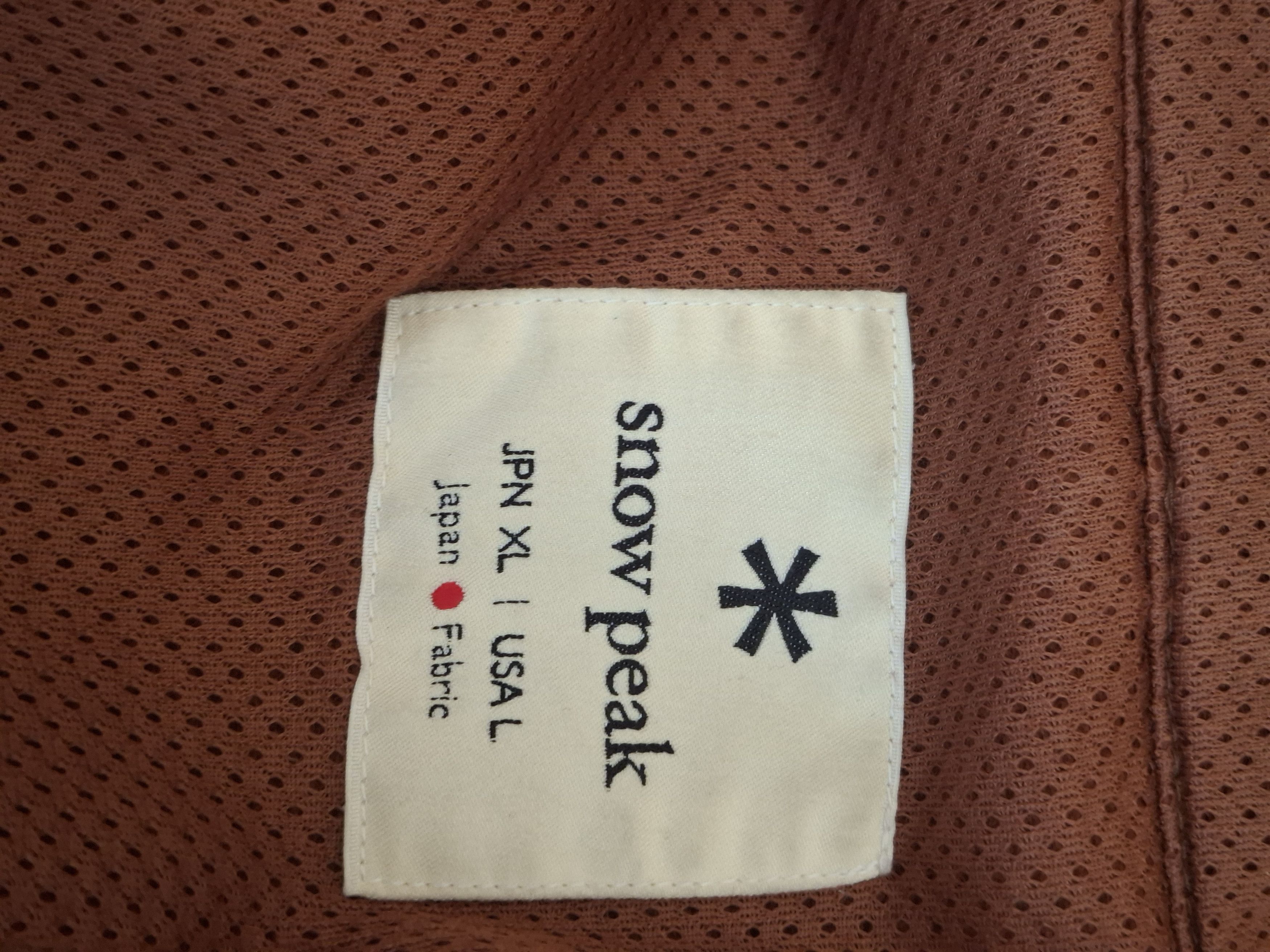 Snow Peak Snow Peak Light jacket. Size US L / EU 52-54 / 3 - 5 Thumbnail