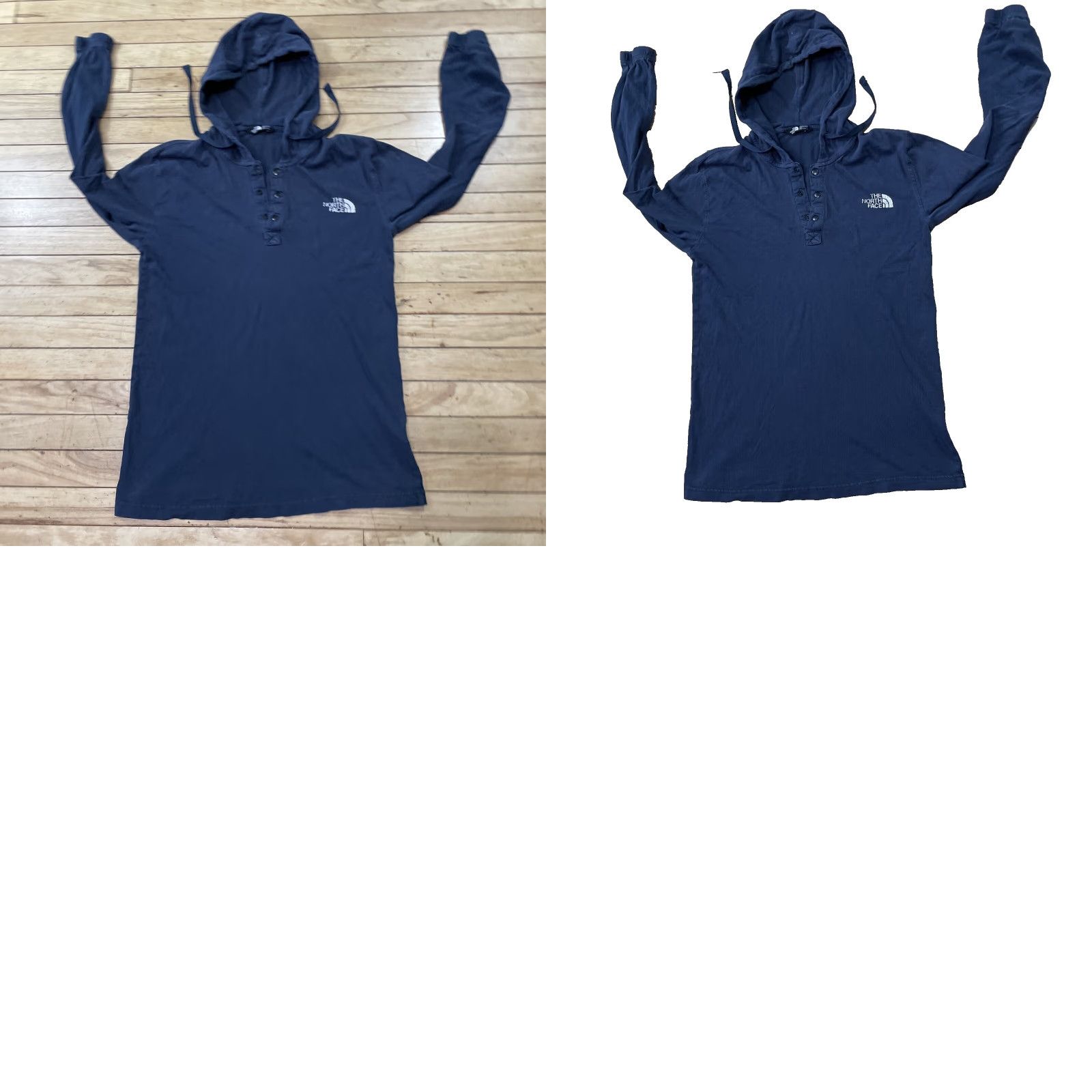 The North Face The North Face Snap Hoodie Men S Active Logo Blue Lightweight Beachy Sweater S Size US S / EU 44-46 / 1 - 10 Thumbnail
