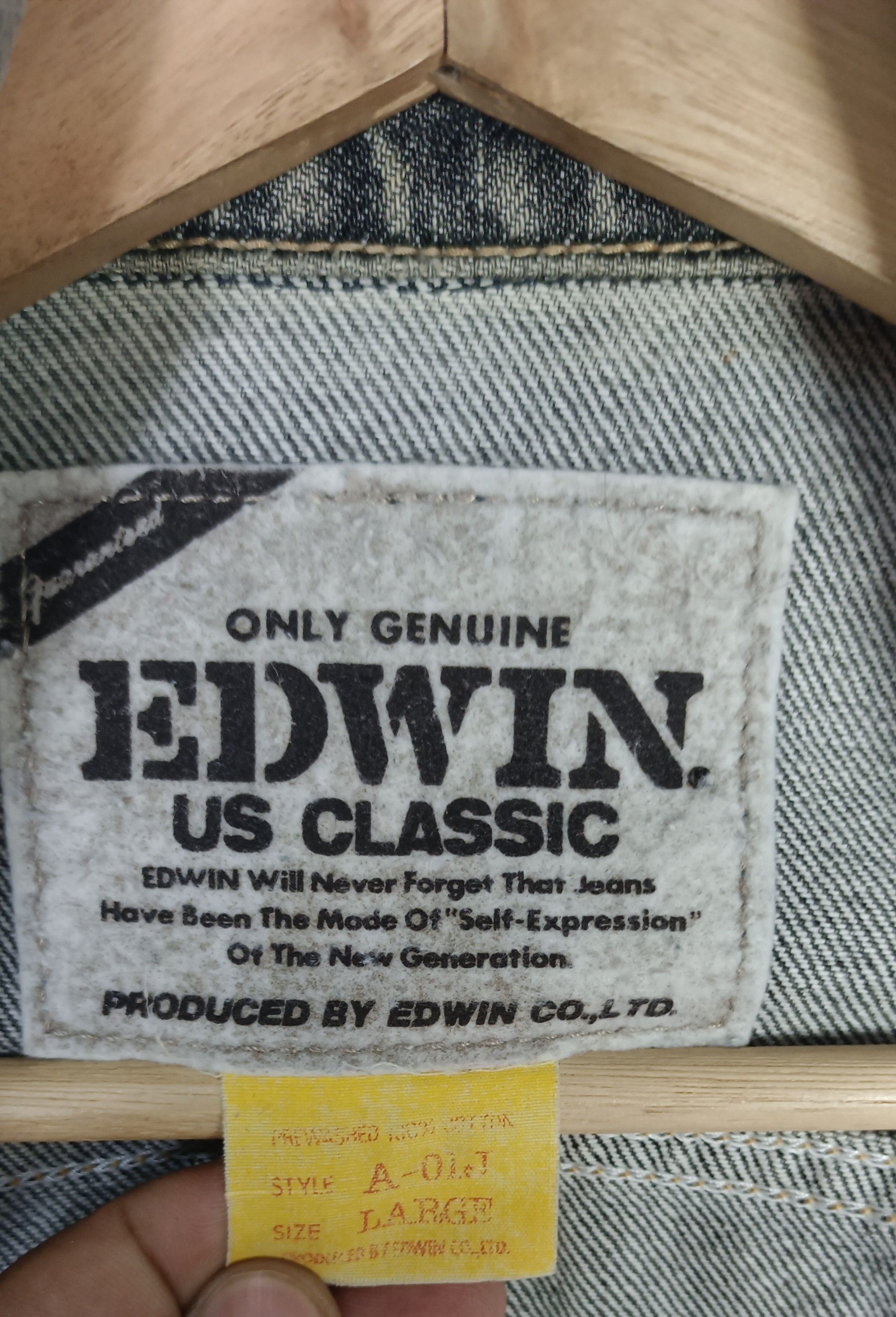 Edwin Edwin Us Classic Style A-01J Distressed Denim Jacket Size US L / EU 52-54 / 3 - 16 Thumbnail