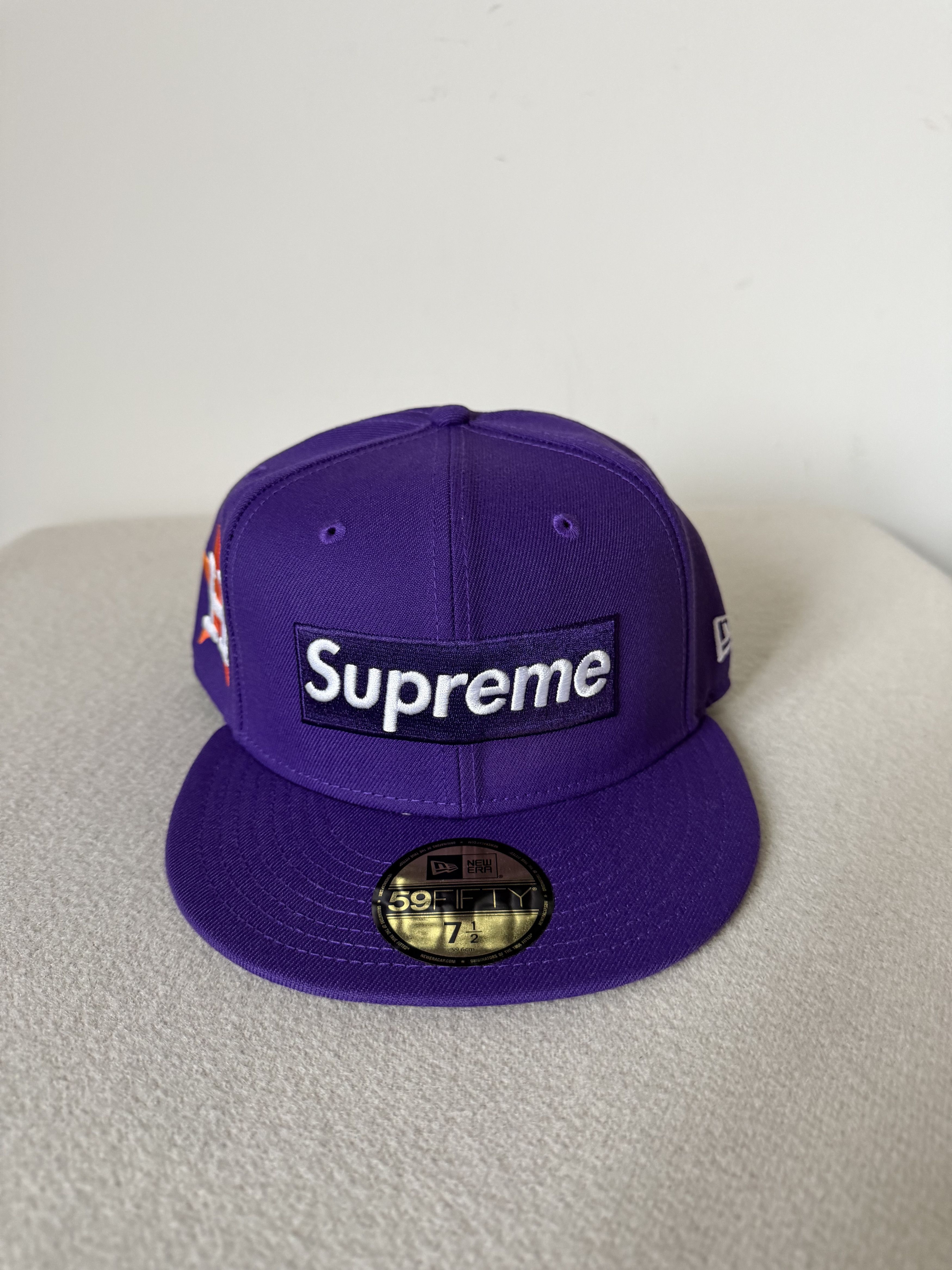 MLB × New Era × Supreme 7 1/2 Supreme New Era Houston Astros Box Logo 59FIFTY Size ONE SIZE - 2 Thumbnail