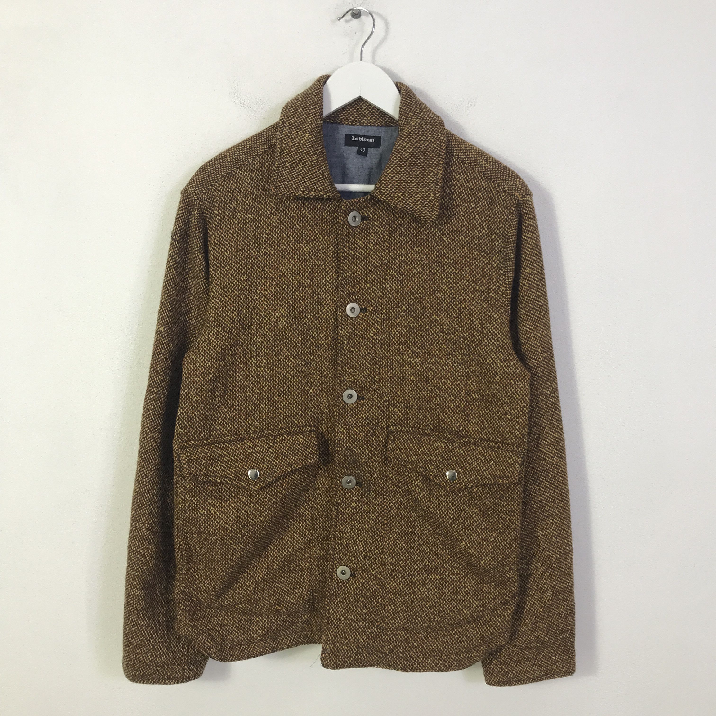 Japanese Brand Vtg in bloom Japan Design double Pocket jacket K94B13 Size US M / EU 48-50 / 2 - 1 Thumbnail