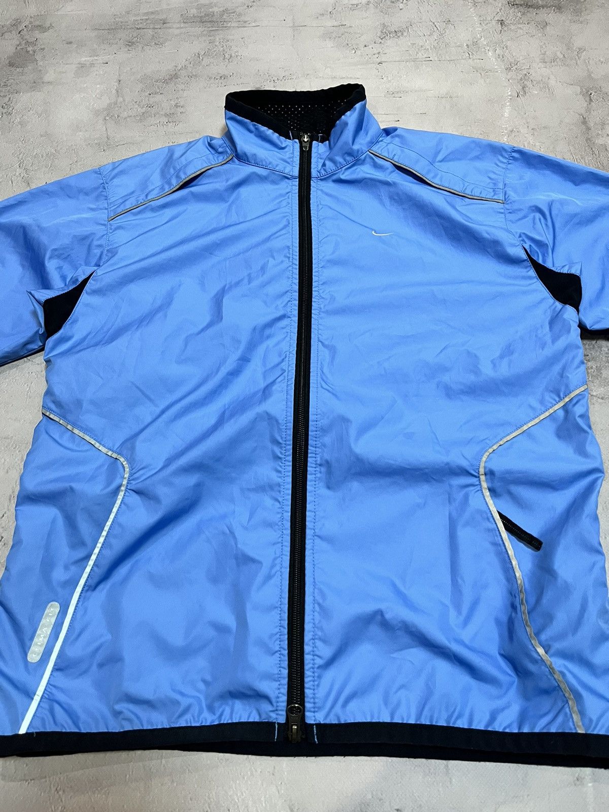 Nike × Vintage Nike Vintage Track Jacket Therma fit Y2K reflective Size US M / EU 48-50 / 2 - 6 Thumbnail