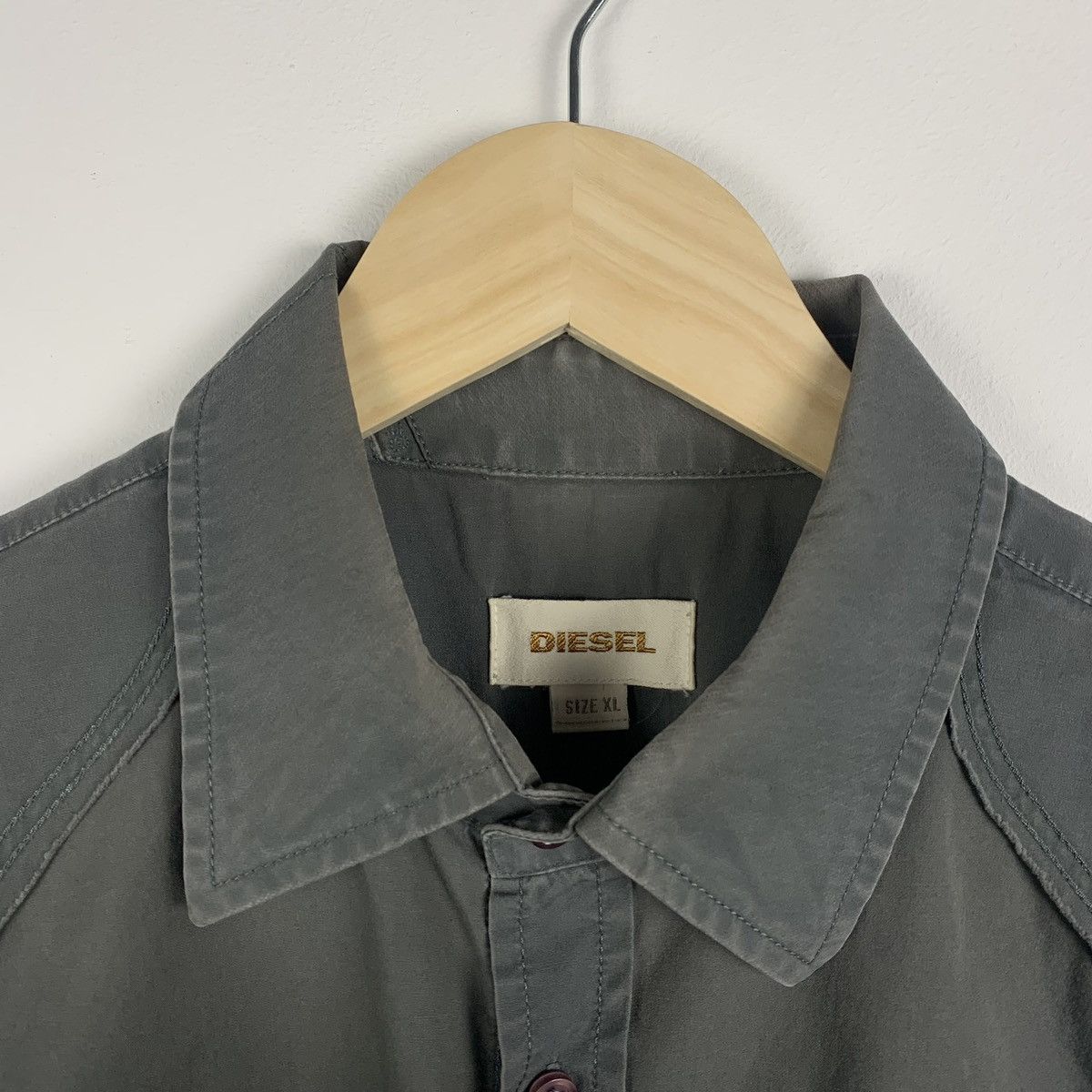 Diesel Vintage Diesel Multipocket Shirt Short Sleeve Size XL Faded Size US XL / EU 56 / 4 - 9 Thumbnail