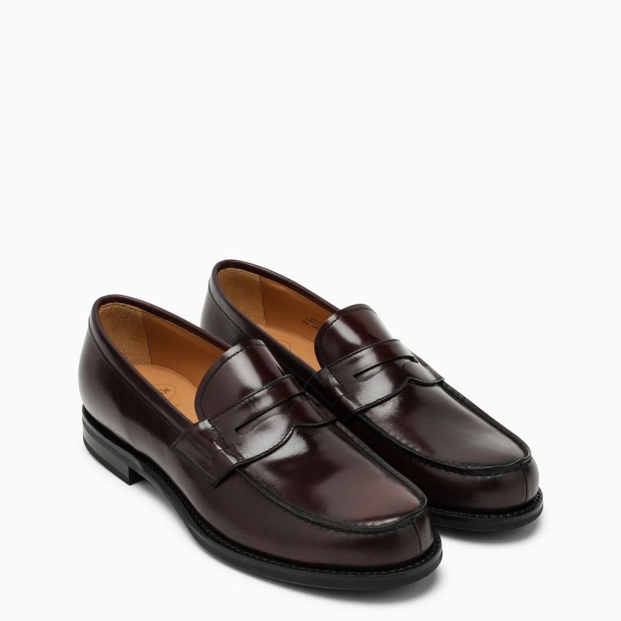 image of Churchs O1D2Blof0324 Loafers In Burgundy, Men's (Size 7)