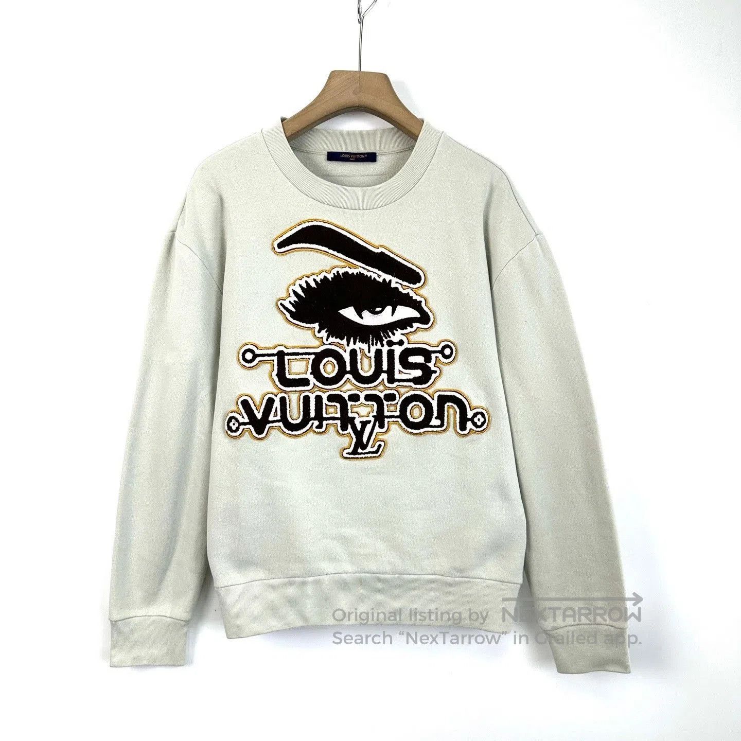 Louis Vuitton Louis Vuitton Eye Embroidery Flocking Logo Sweatshirt. Size US L / EU 52-54 / 3 - 1 Thumbnail