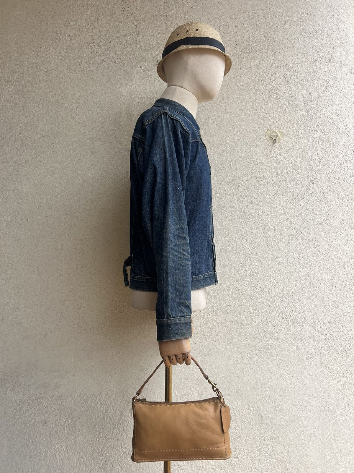 Coach Vintage 90s Coach Made in USA Patina Leather Tiny Bag Size ONE SIZE - 5 Thumbnail