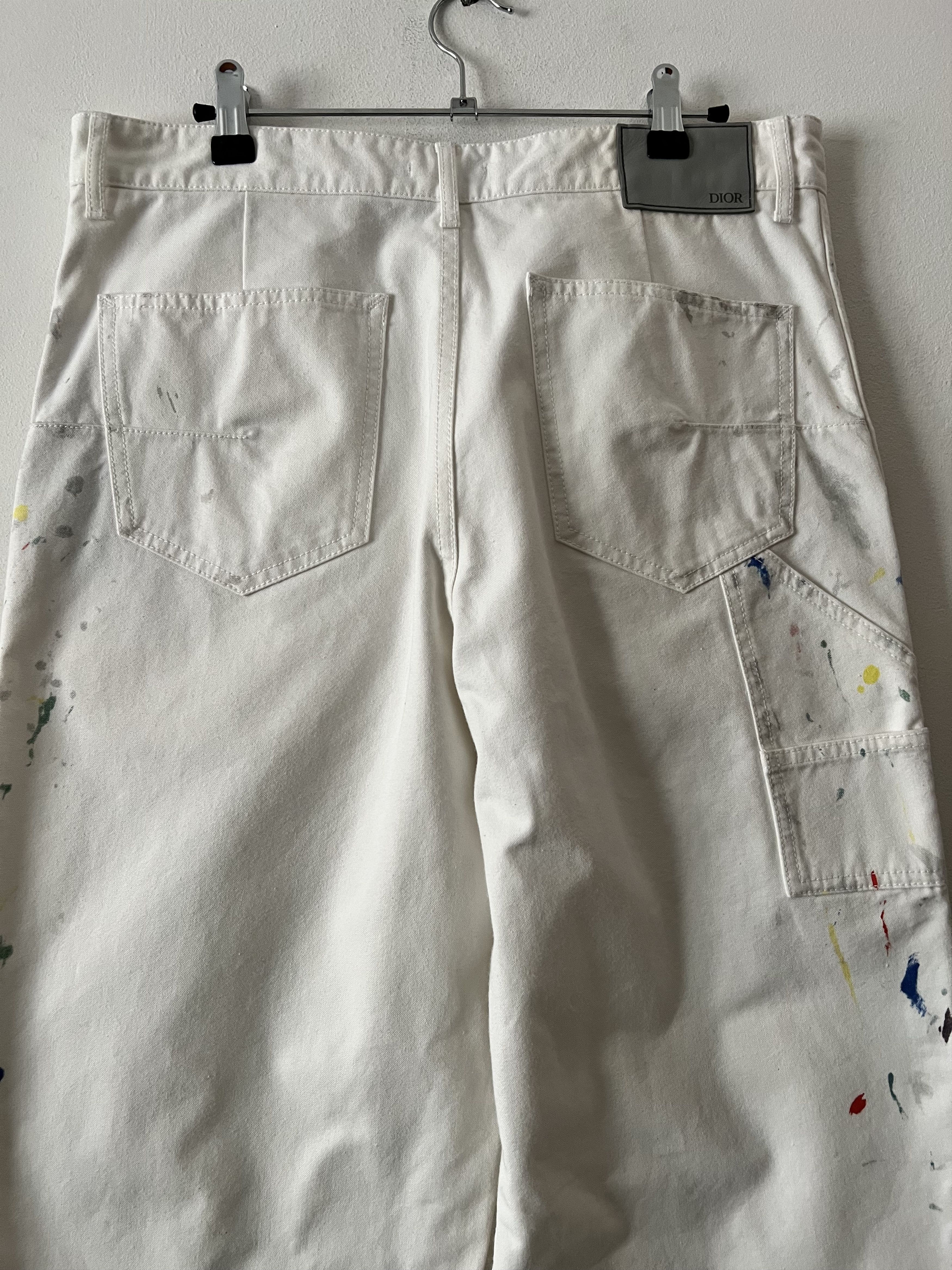 Dior Dior Paint Splatter Carpenter Jeans Size US 31 - 6 Thumbnail