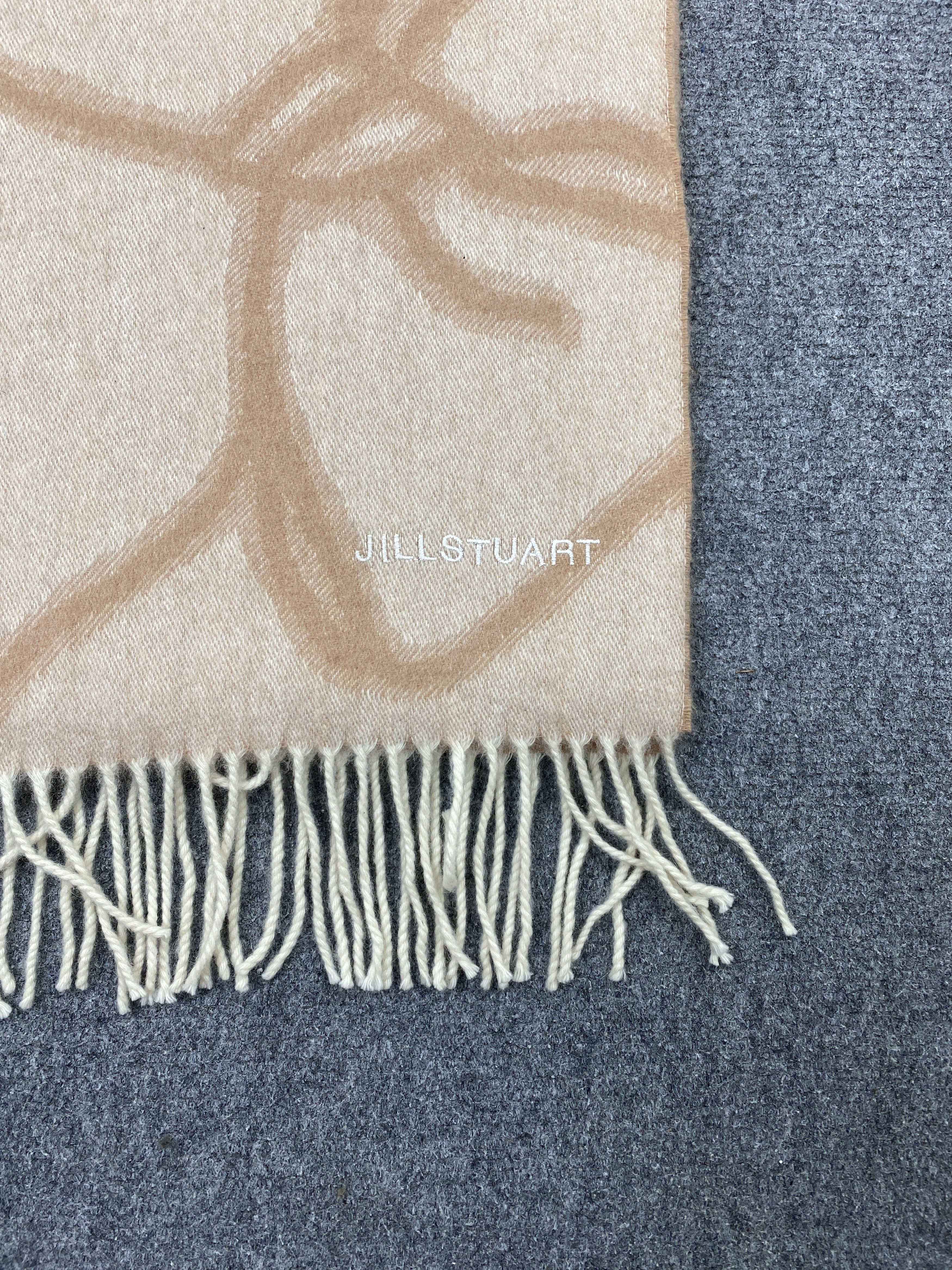 Jil Stuart Vintage Jill Stuart Cashmere Scarf Muffler Neckwear -SC0006 Size ONE SIZE - 4 Thumbnail