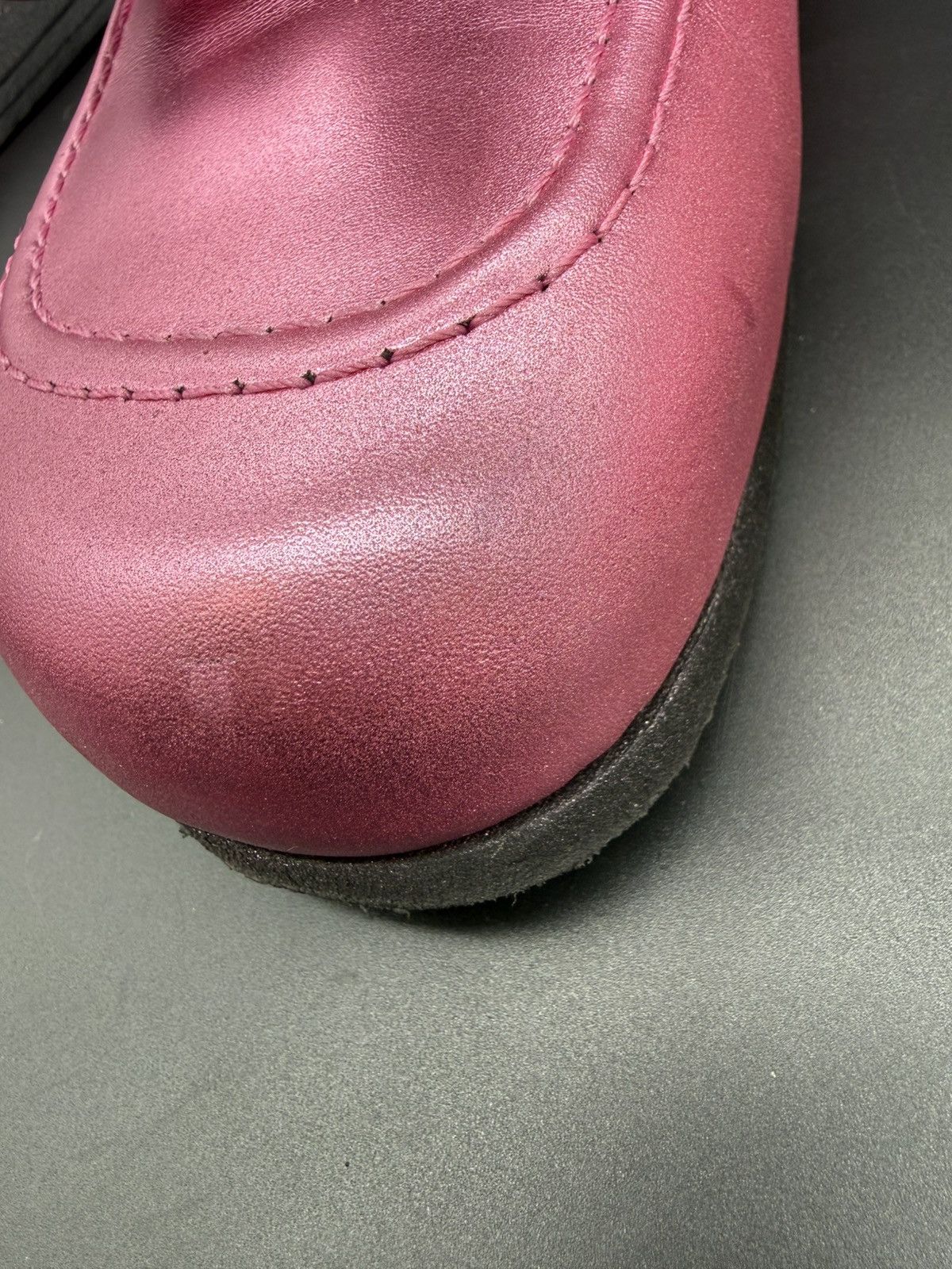 JW Anderson JW Anderson. Chain Loafer Mule. Metallic Pink. EU 46- US 12 Size US 12 / EU 45 - 12 Thumbnail