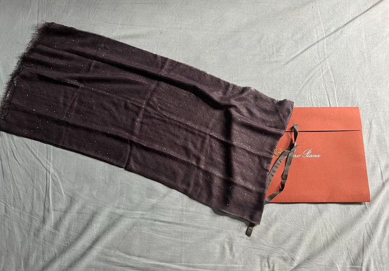 Loro Piana LORO PIANA Silk velvet shawl Size ONE SIZE - 2 Thumbnail