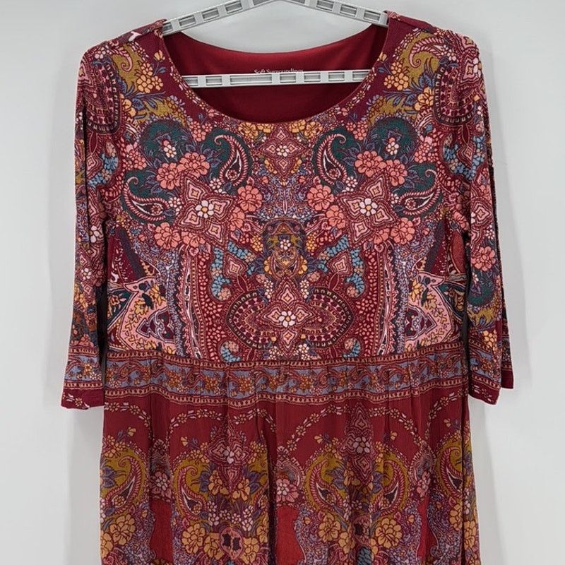 Soft Surroundings Soft Surroundings Niran Maxi Dress Size L Bohemian western Size L / US 10 / IT 46 - 3 Thumbnail