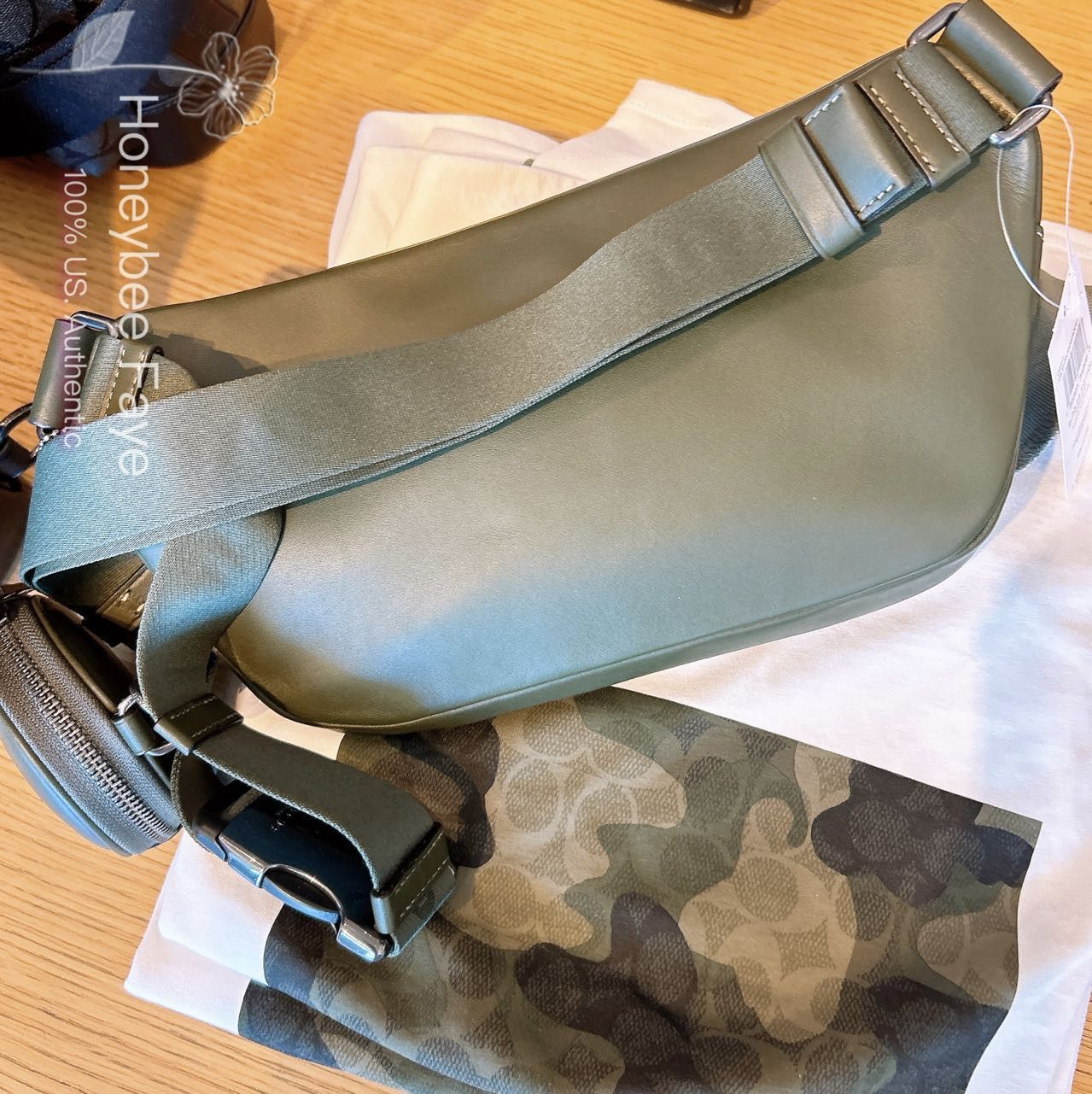 Coach Elias Belt Bag In Signature Camo Print CW314 Size ONE SIZE - 3 Thumbnail