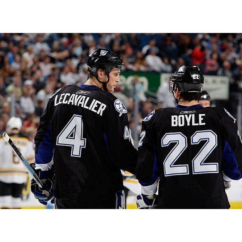 NHL × Reebok LeCAVALIER 4 Tampa Bay Lightning 2000s RBK jersey XL NHL vtg Size US XL / EU 56 / 4 - 4 Thumbnail