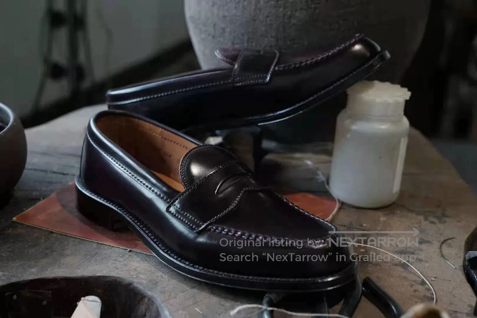 Alden Alden Shell Cordovan V Last Loafers 8.5E. Size US 8.5 / EU 41-42 - 3 Thumbnail