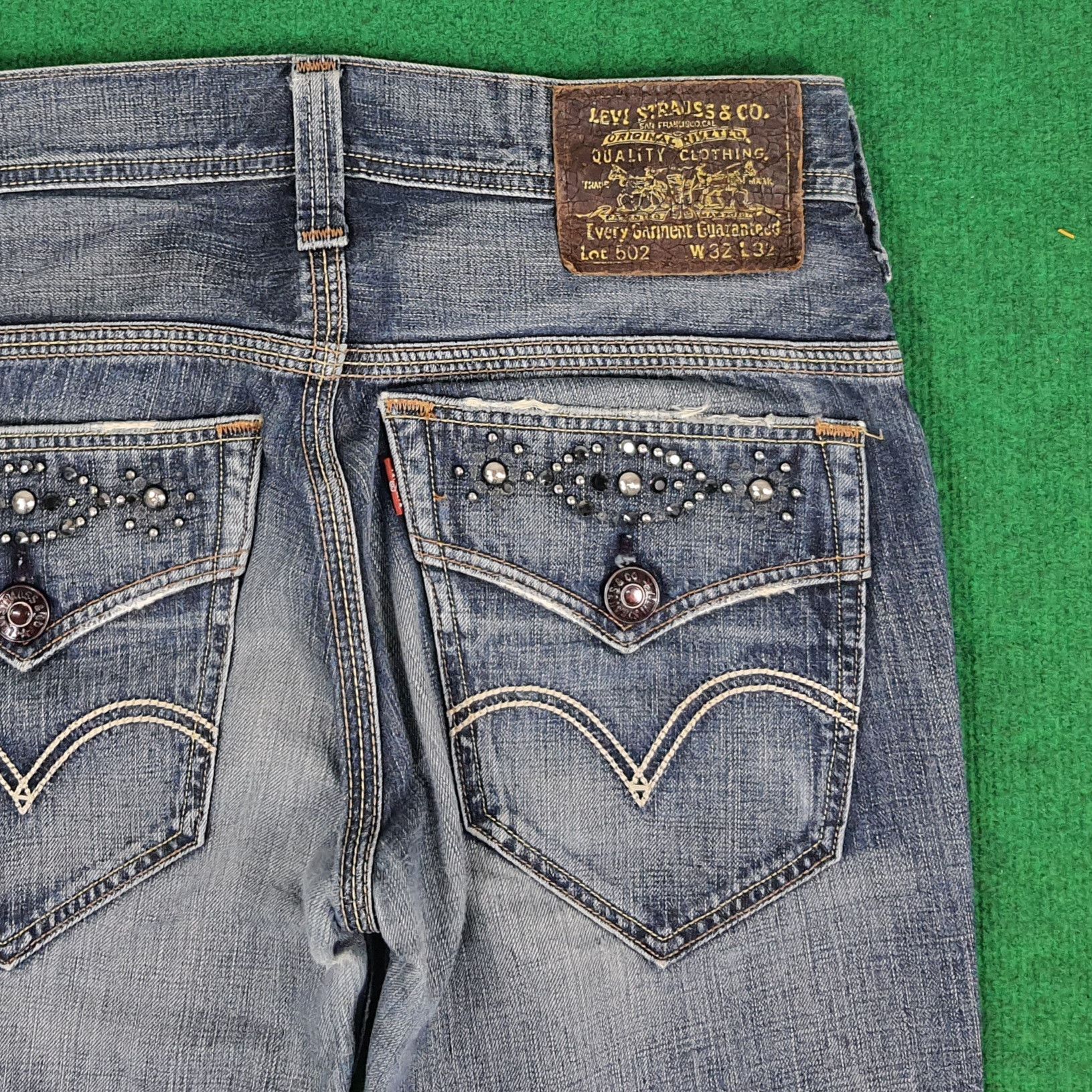 Levi's × Vintage Vintage Levi's 502 Jeans Size US 33 - 2 Thumbnail