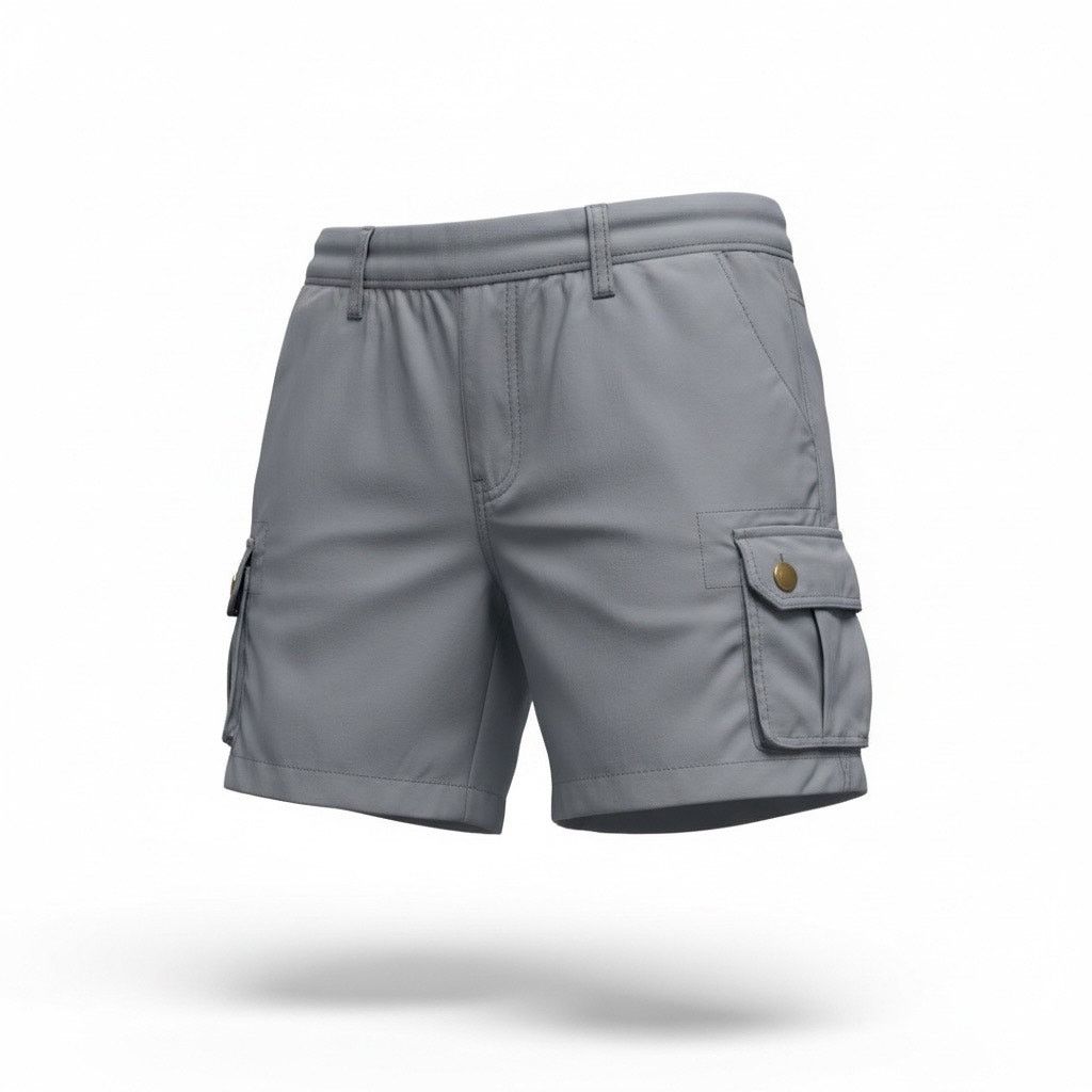 Lou & Grey Lou & Grey Women’s Gray Cargo Shorts Size Medium Low Rise Size 28" / US 6 / IT 42 - 1 Thumbnail