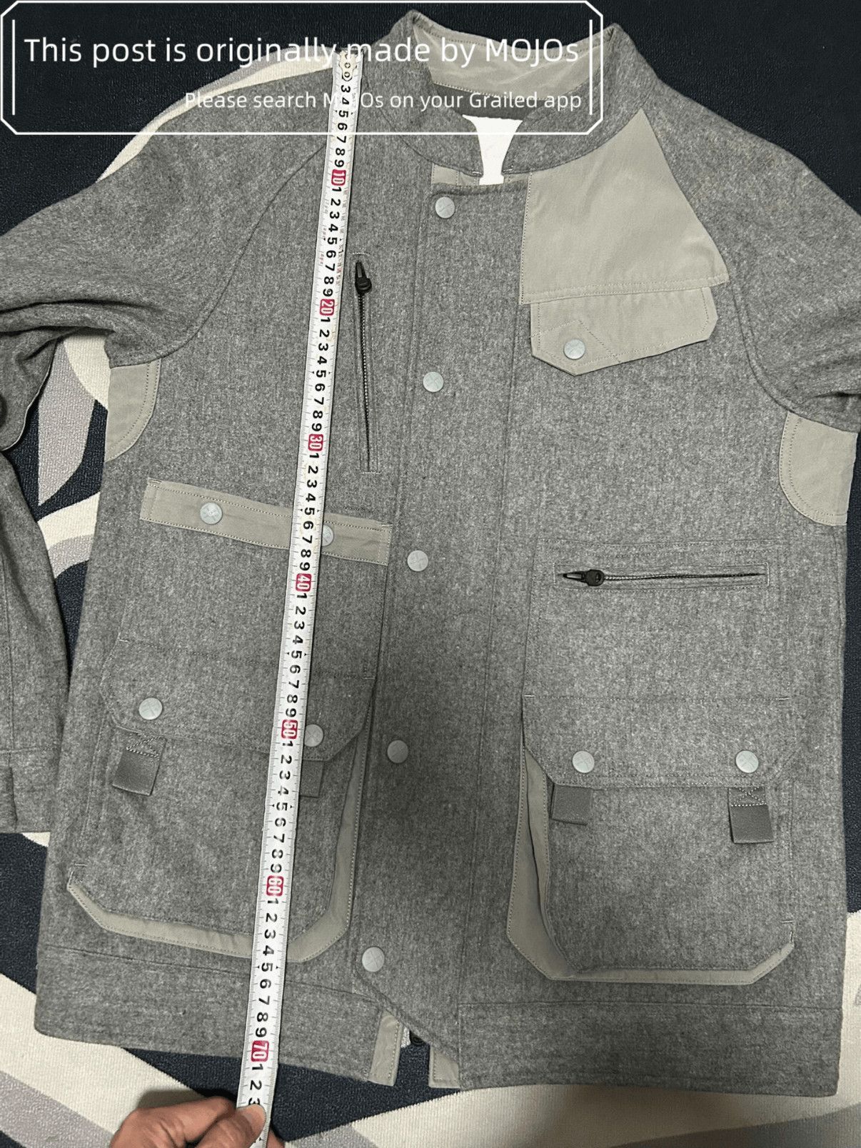 White Mountaineering Sz 2 White Mountainerring Wool Mountain Jacket mojos1216 Size US M / EU 48-50 / 2 - 5 Thumbnail