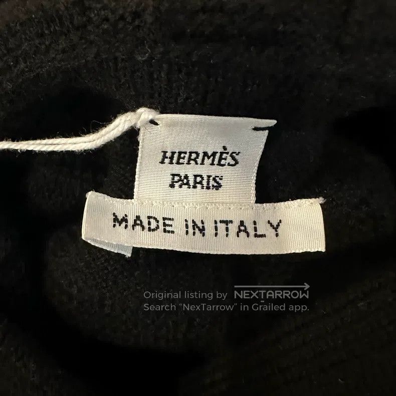 Hermes Hermes solid color hooded sleeveless wool sweater cashmere Size XS / US 0-2 / IT 36-38 - 4 Thumbnail