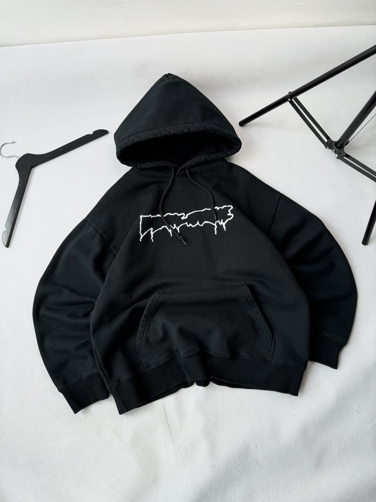 Black anarchy hoodie revenge best sale