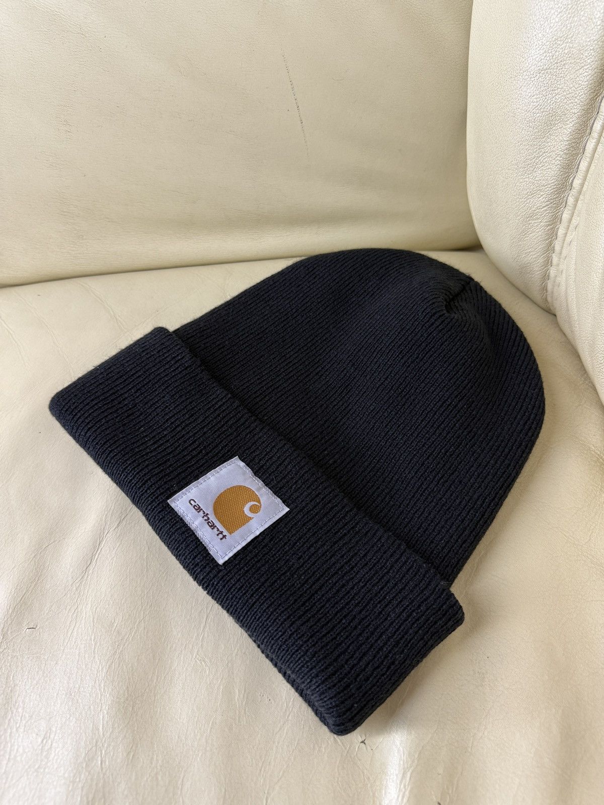 Carhartt Carhartt Black Beanie hat Size ONE SIZE - 1 Thumbnail