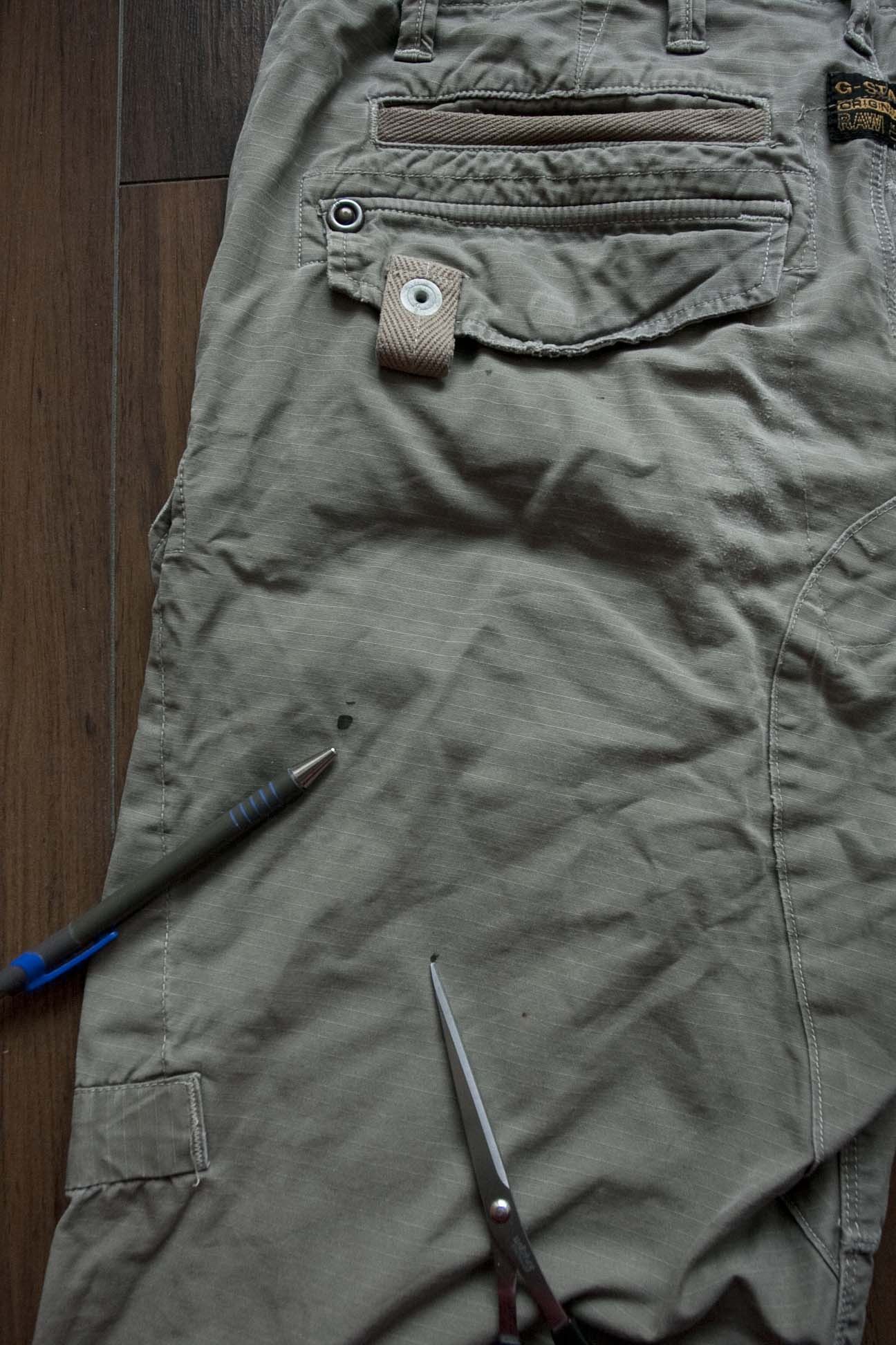 G-Star G Star Shorts Pants Cargo Distressed Size 29 Size US 29 - 3 Thumbnail