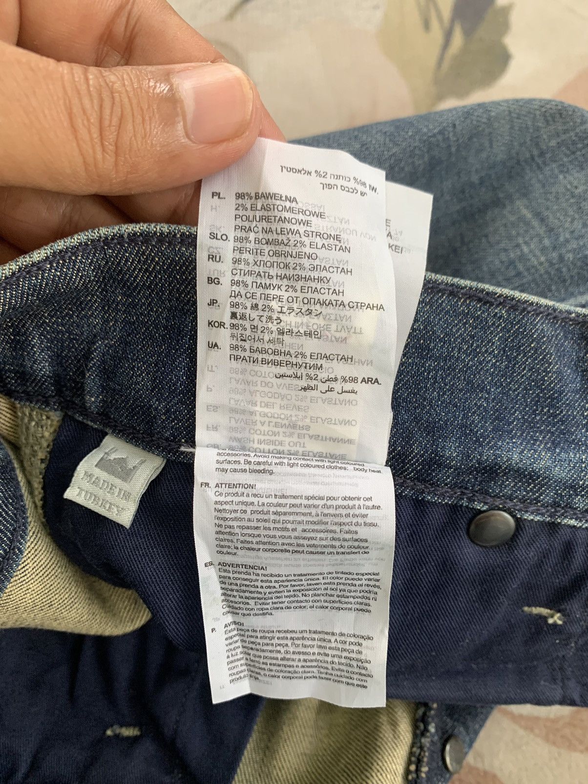 G-Star G-Star Raw Originals Denim Pant Size US 30 / EU 46 - 22 Thumbnail