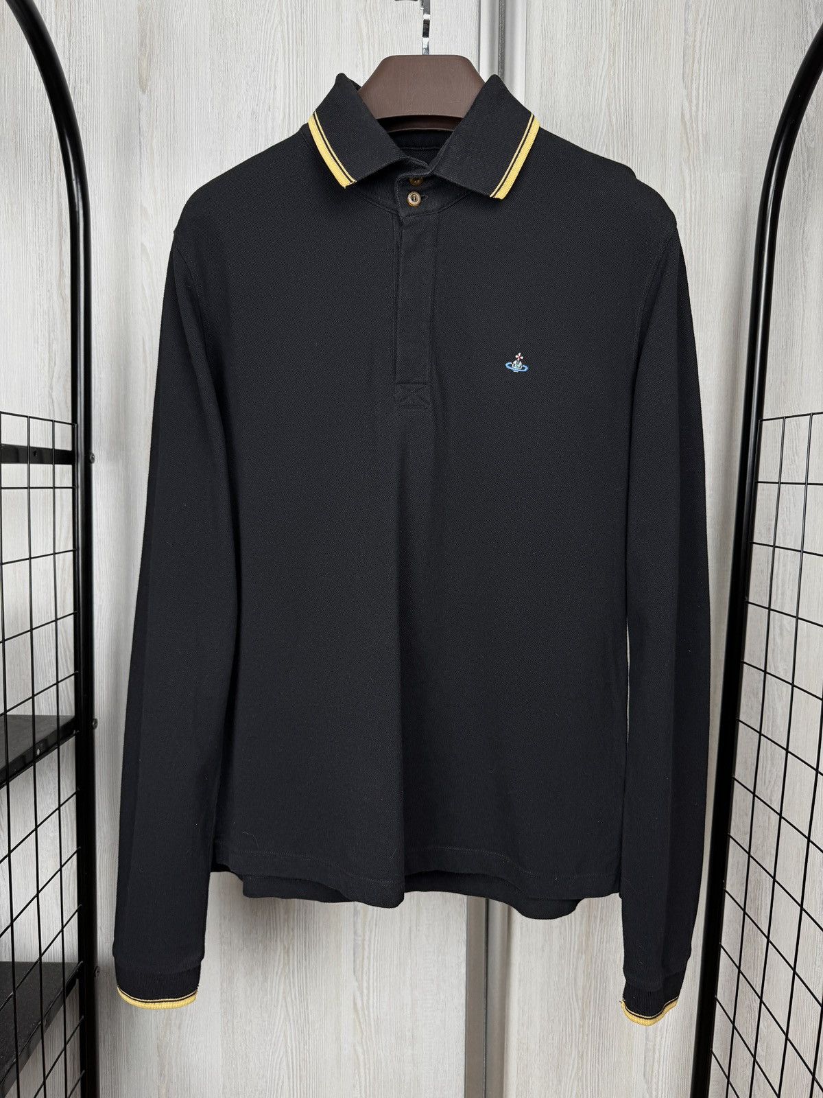 Vivienne Westwood Vivienne Westwood black striped rugby polo shirt Size US L / EU 52-54 / 3 - 2 Thumbnail