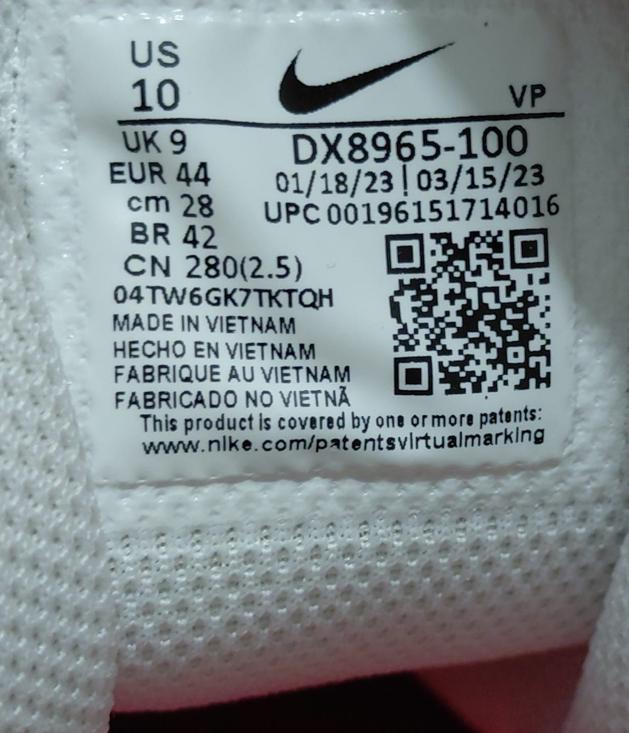 Nike Nike Air More Uptempo '96 White Grey Red Size US 10 / EU 43 - 9 Thumbnail