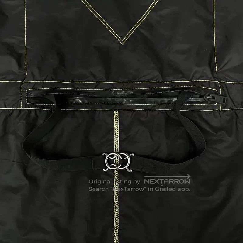 Prada Prada M Black Nylon Long Jacket for Men. Size US M / EU 48-50 / 2 - 4 Thumbnail